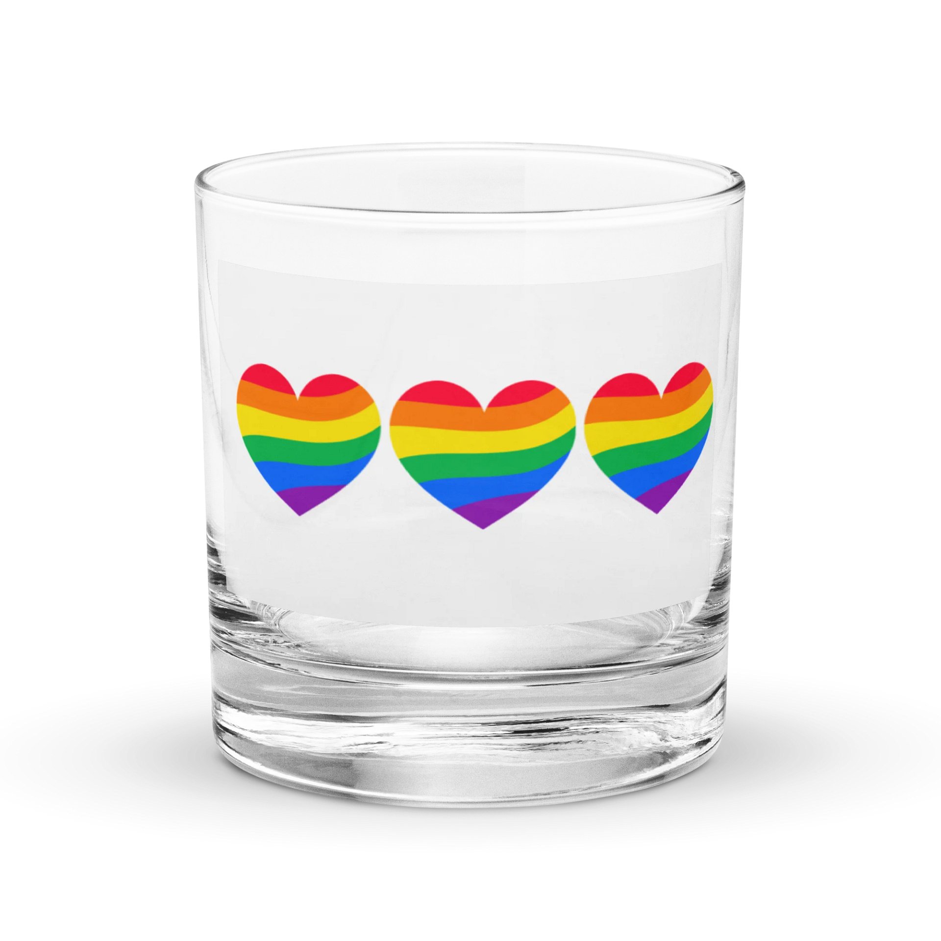 Prideful Hearts Rocks Glass Set product image (1)