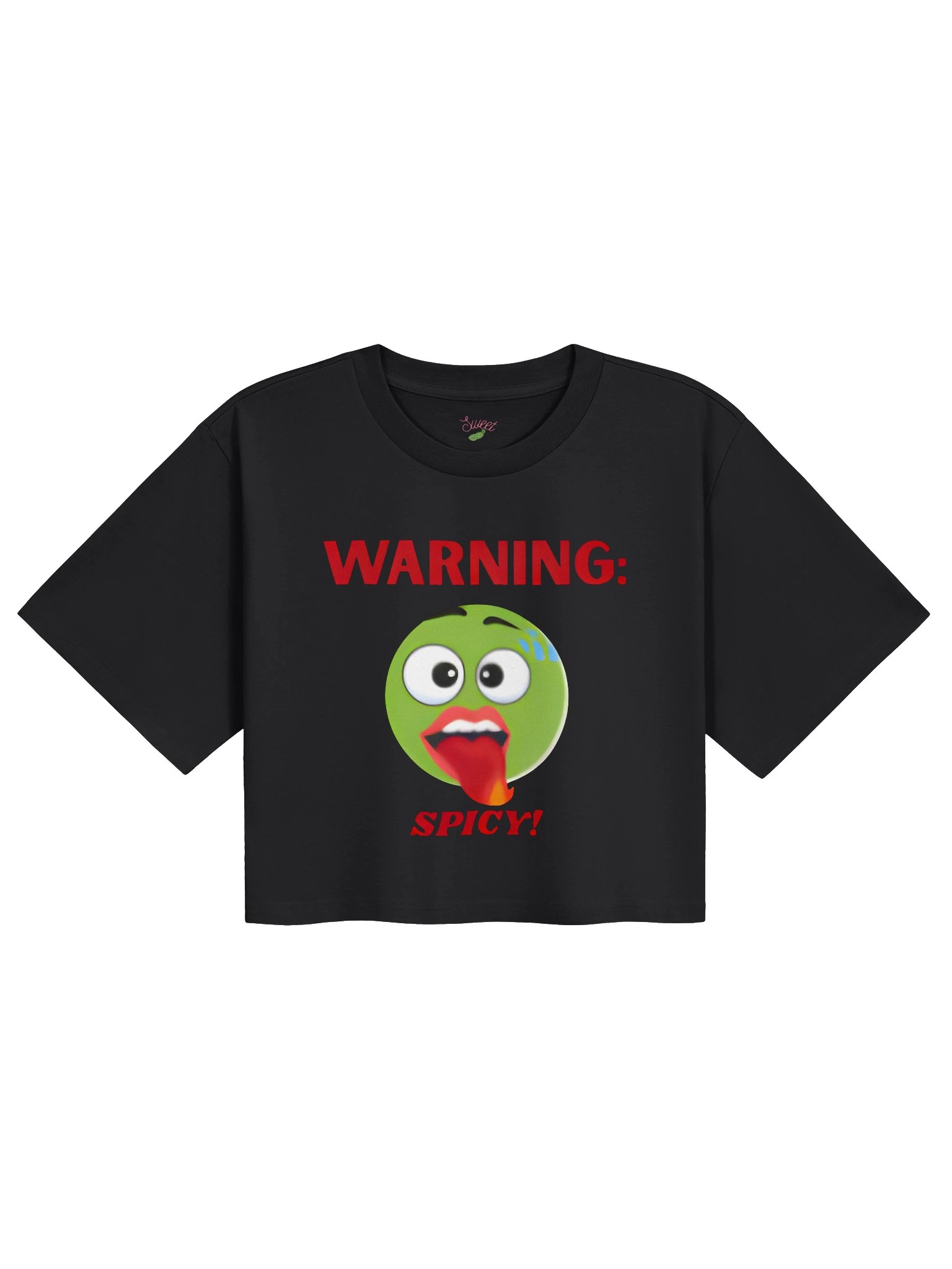 Warning: Spicy Crop Tee product image (1)