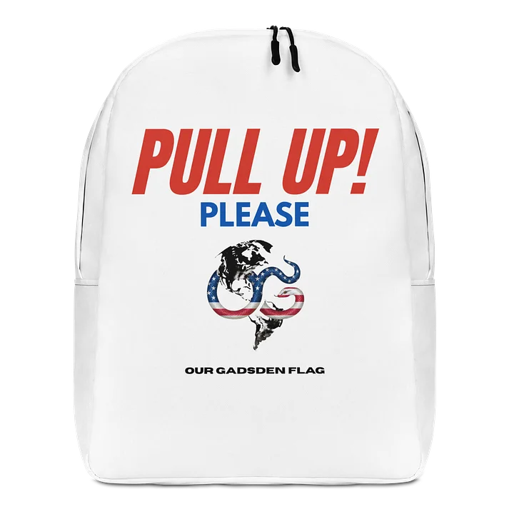PULL UP! PLEASE Minimalist Backpack product image (1)