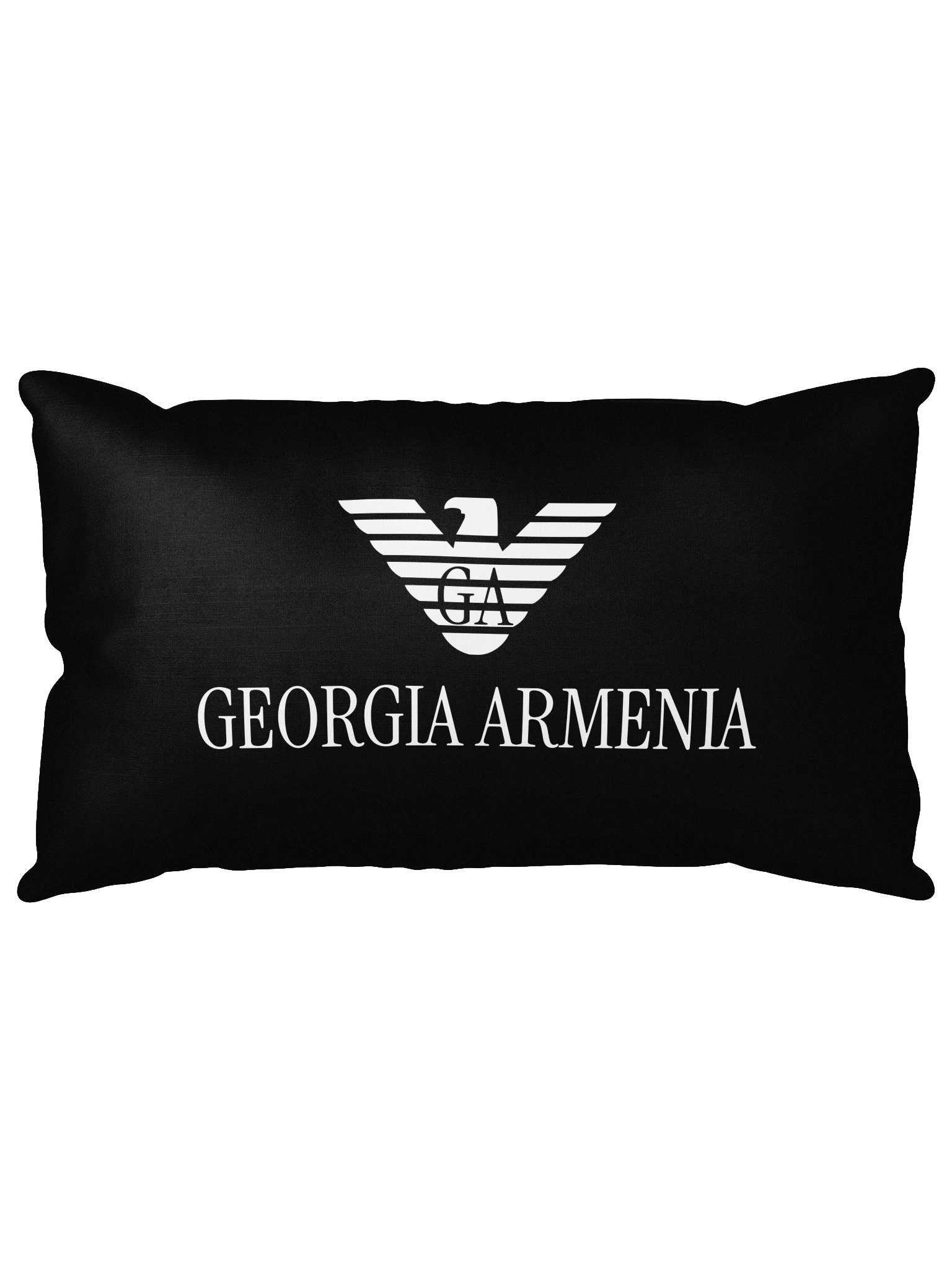 Georgia Armenia Pillow Black product image (1)