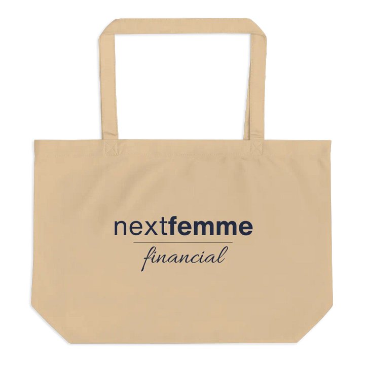 Eco Tote Too with Navy Logotype product image (1)