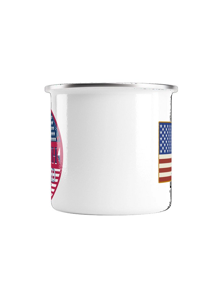 Channel Logo with Flag Enamal Mug - Semiquincentennial Edition product image (2)