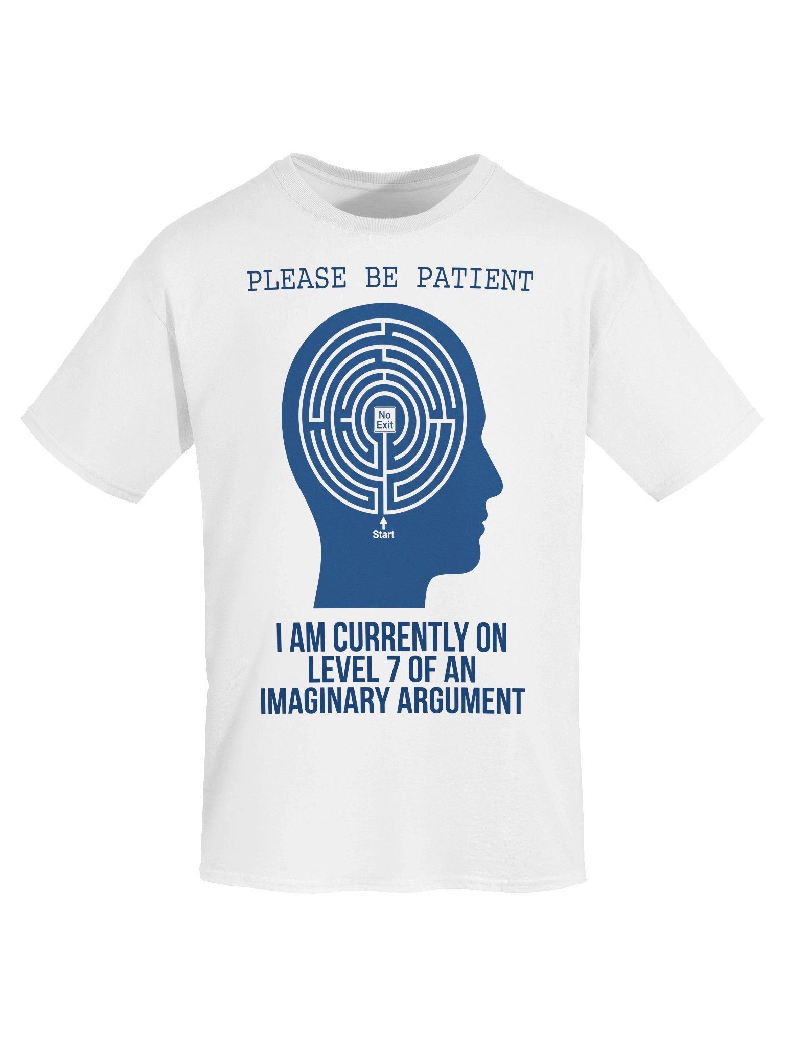 Funny Overthinker Imaginary Argument Maze Brain Graphic T-Shirt product image (5)
