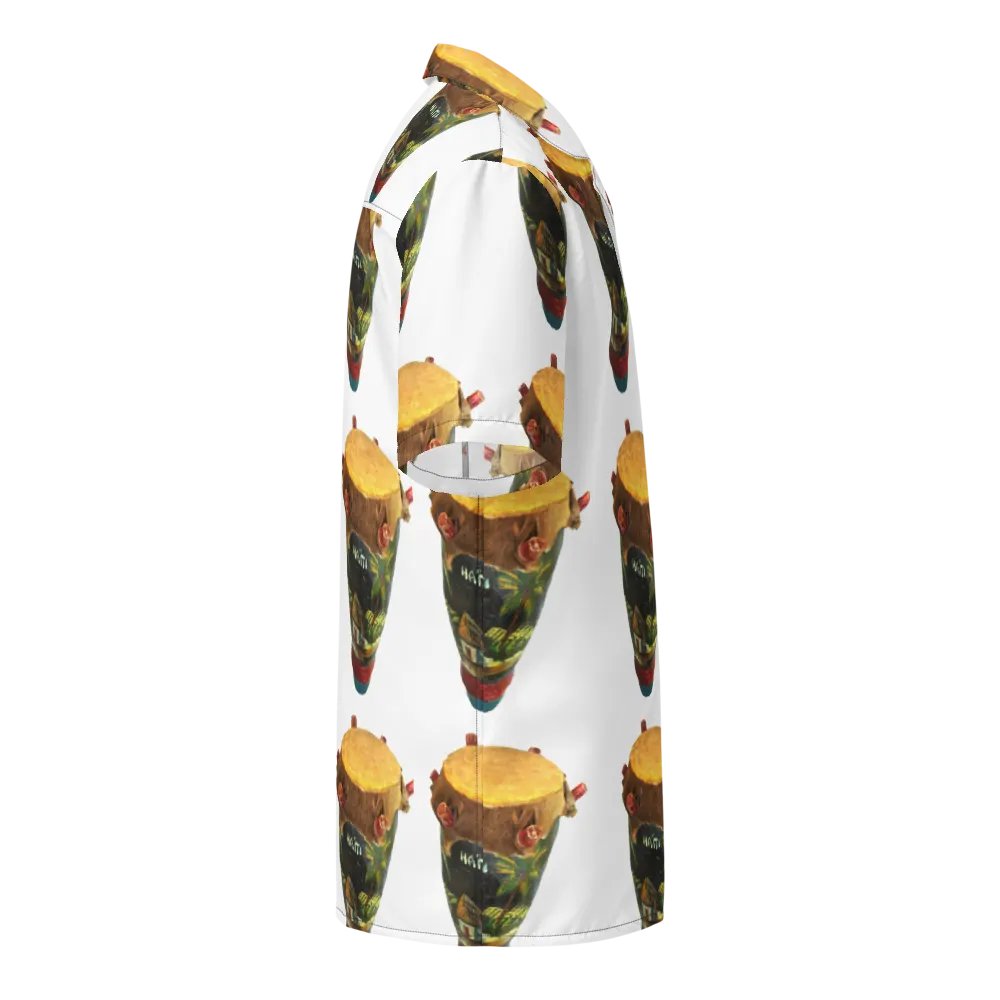 Haitian Rhythm Drums Button-Up product image (10)