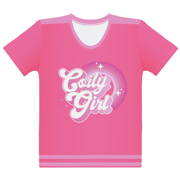 Coily Girl Pink Tie-Die Tee product image (1)