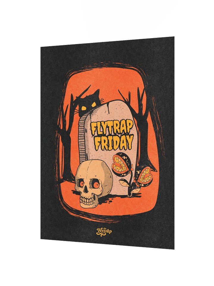 Flytrap Friday Gravestone 12x16 Poster product image (2)