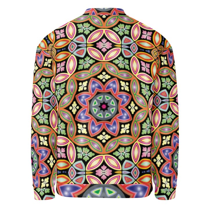 Batik Kawung Coral Bomber Jacket product image (2)