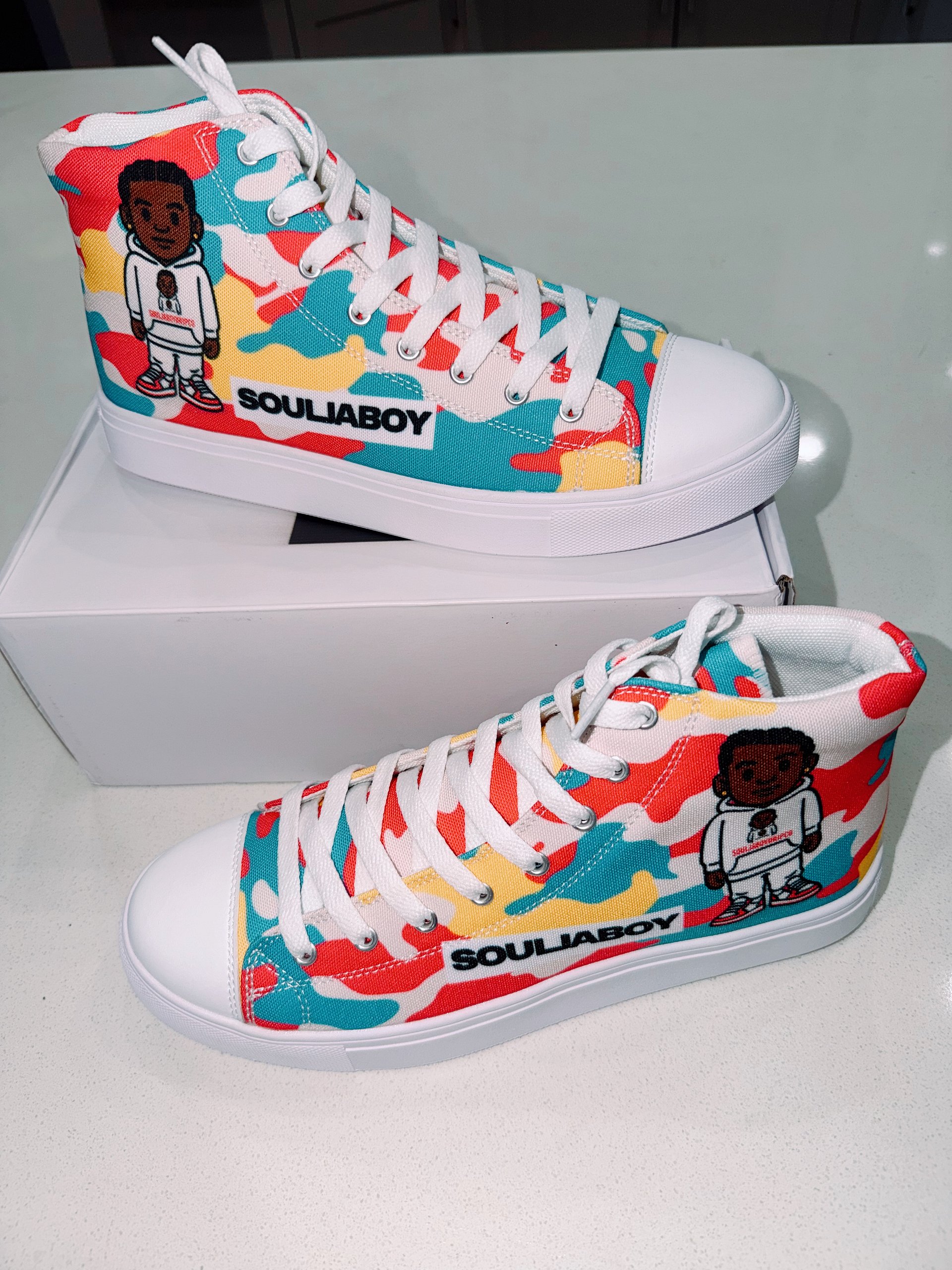 SOULJABOYDRIPCO CAMO SNEAKERS product image (4)