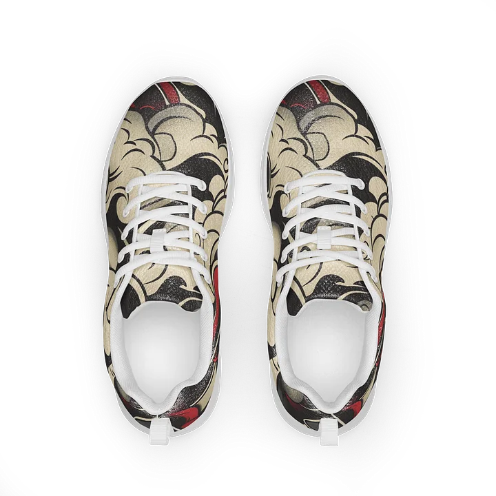 Japanese Wave Women's Athletic Shoes | Traditional Tattoo Art Streetwear product image (2)