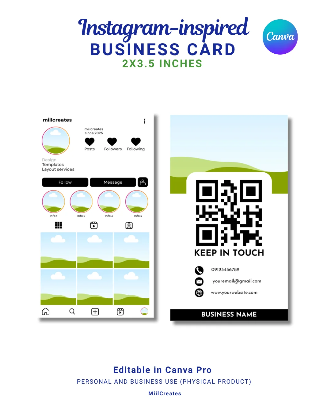 Instagram Business Card product image (1)