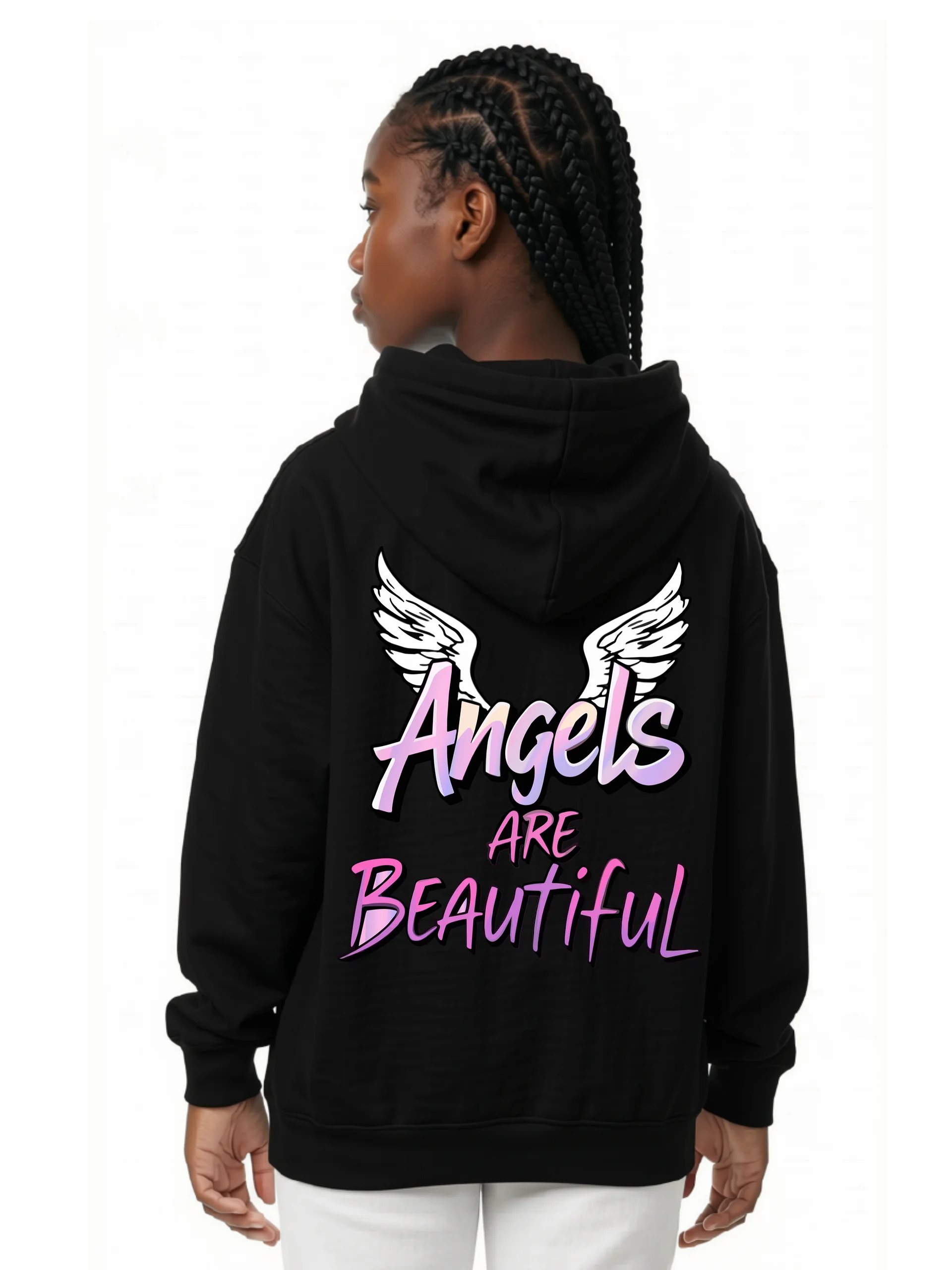 Angels Are Beautiful Girls Hoodie product image (1)