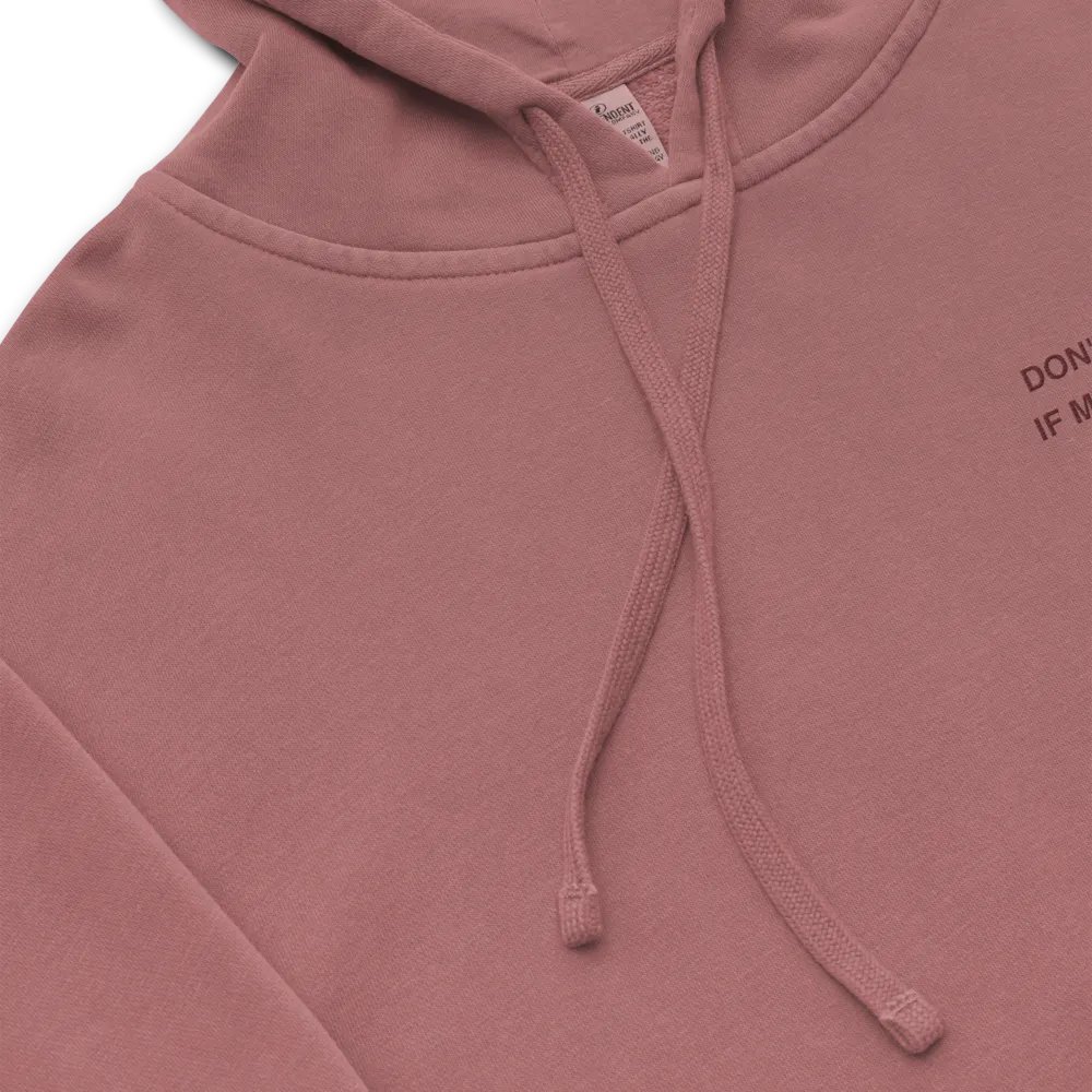 L.C. HEADPHONES ON (maroon) embroidered pigment hoodie product image (9)