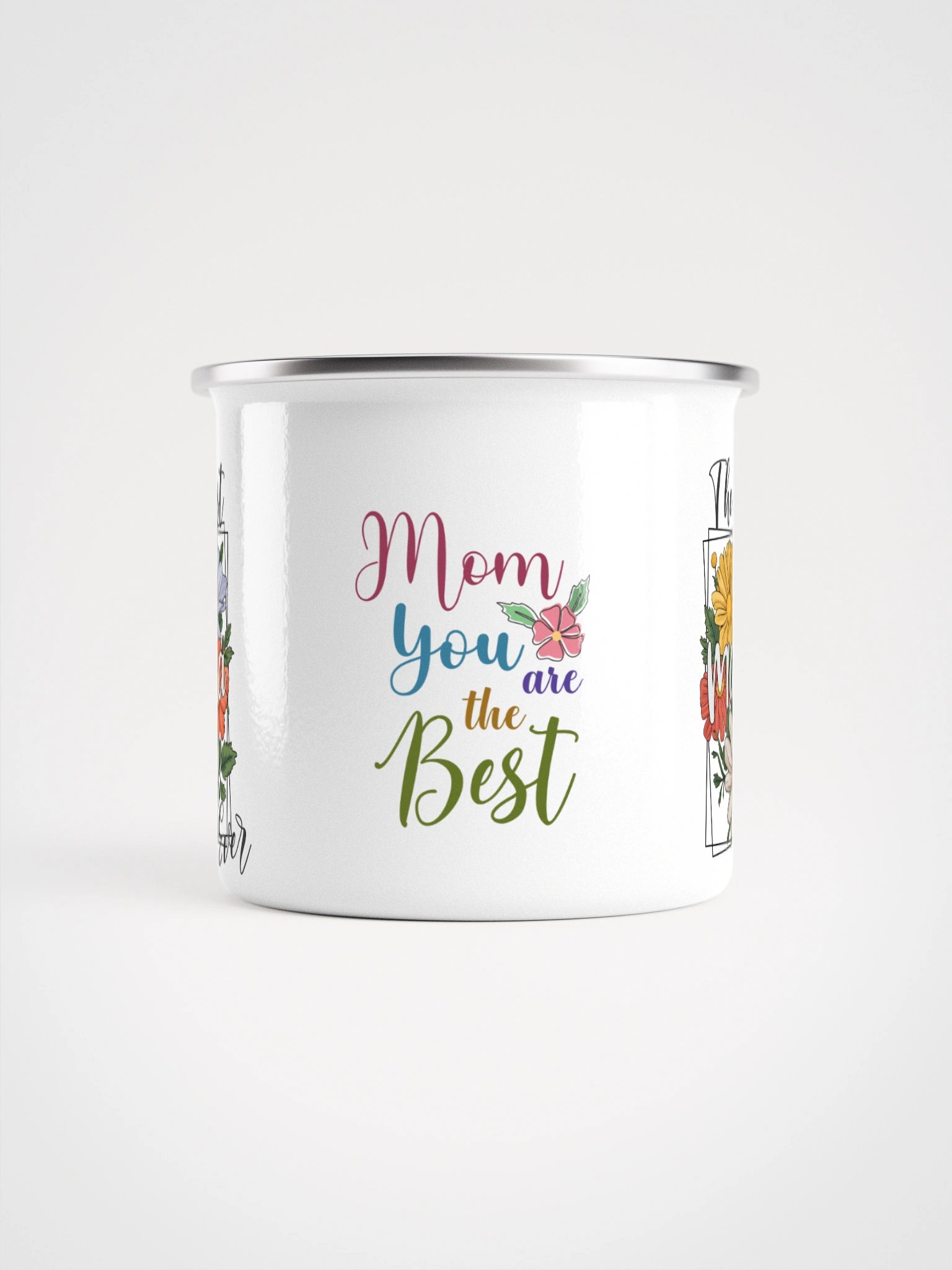 The Best Mama Ever Garden Enamel Mug product image (2)
