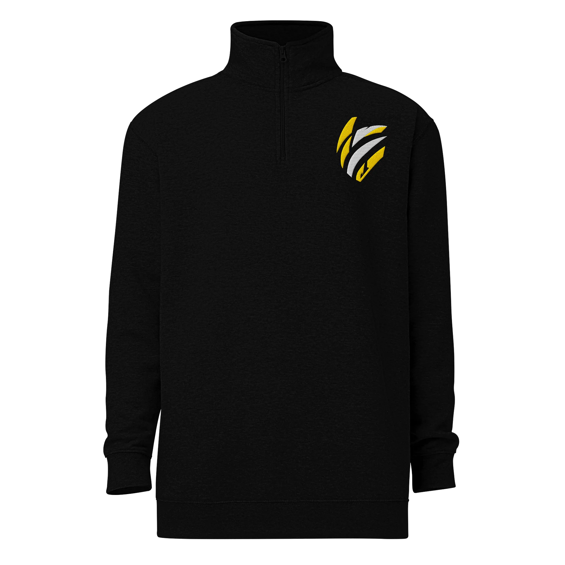 LUXE Embroidered Fleece Quarter-Zip - Dark product image (1)