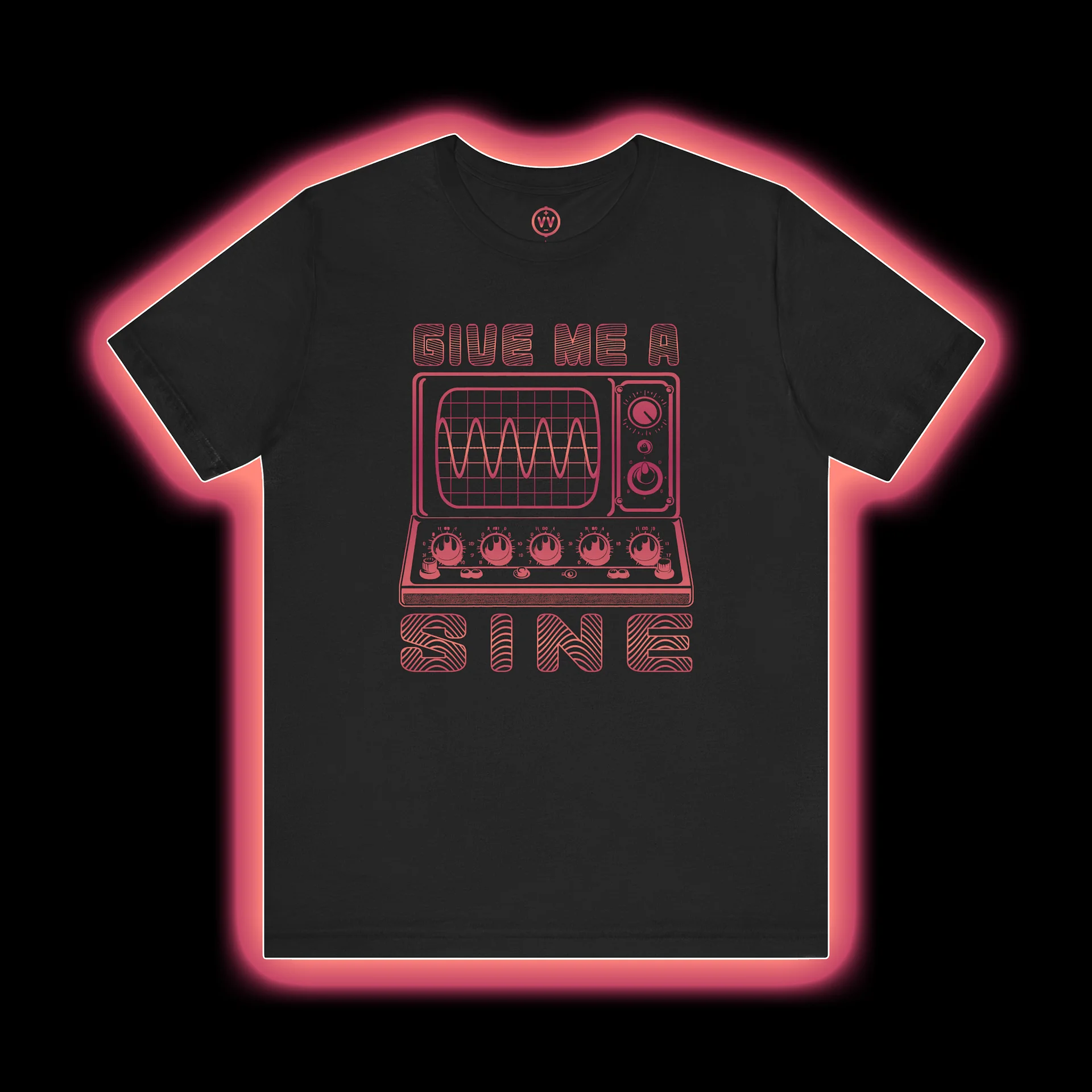 Waveform T-Shirt - Give Me A Sine (Oscilloscope Sound Designer)  product image (1)