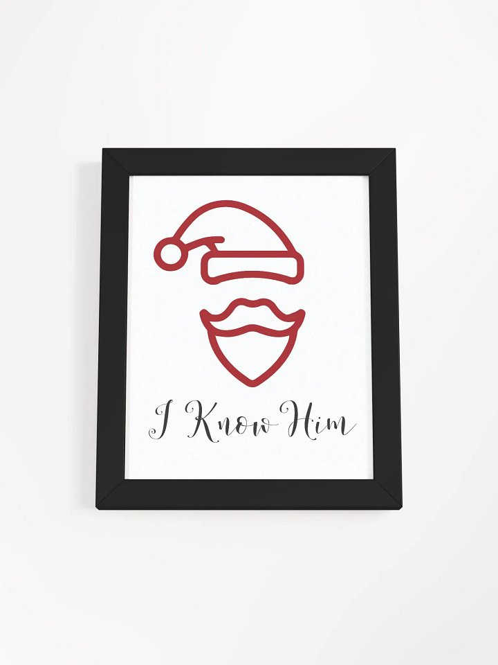 I Know Him” Santa Wall Art product image (2)