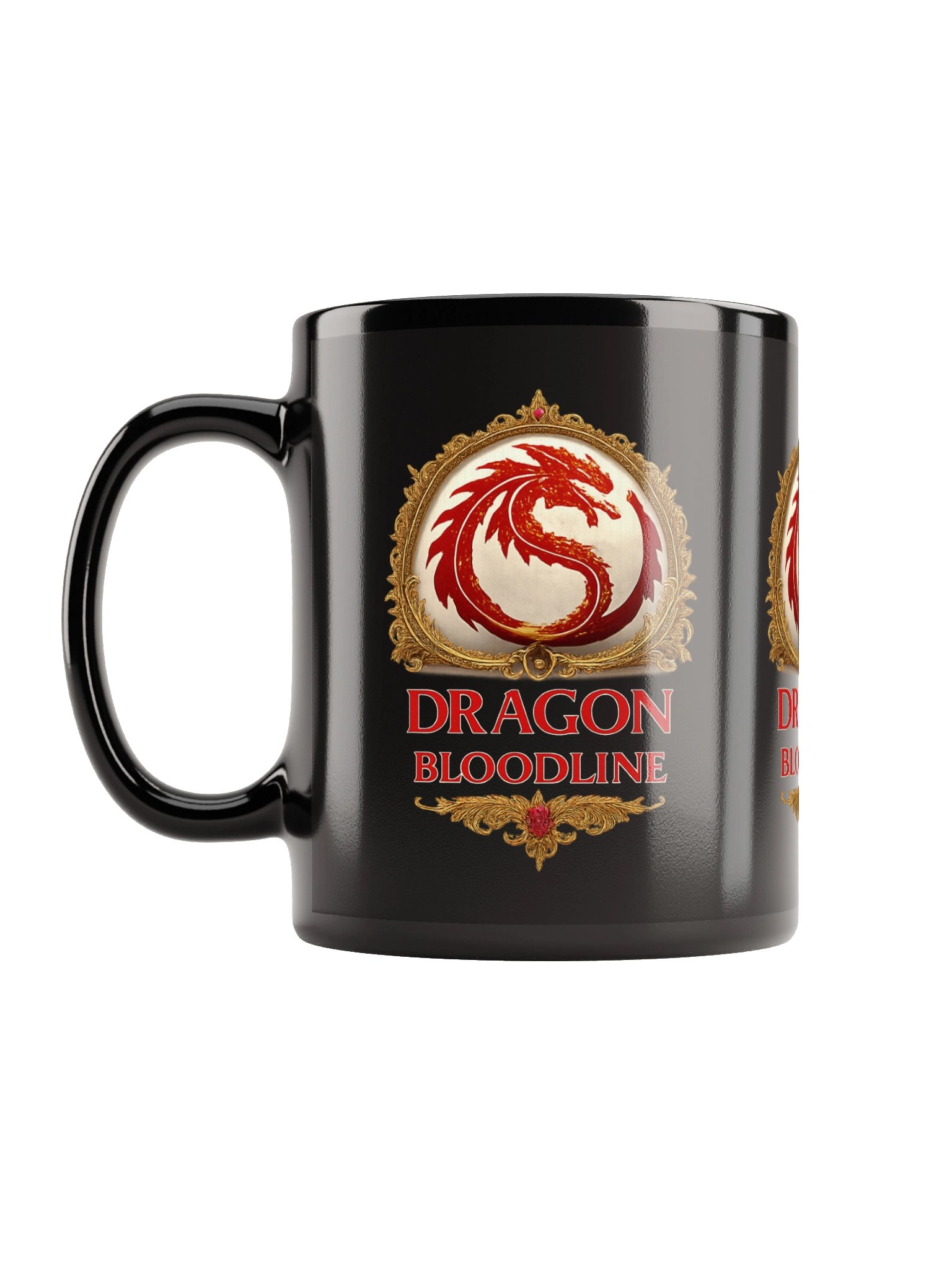 🐉 DRAGON BLOODLINE BLACK CERAMIC MUG product image (6)