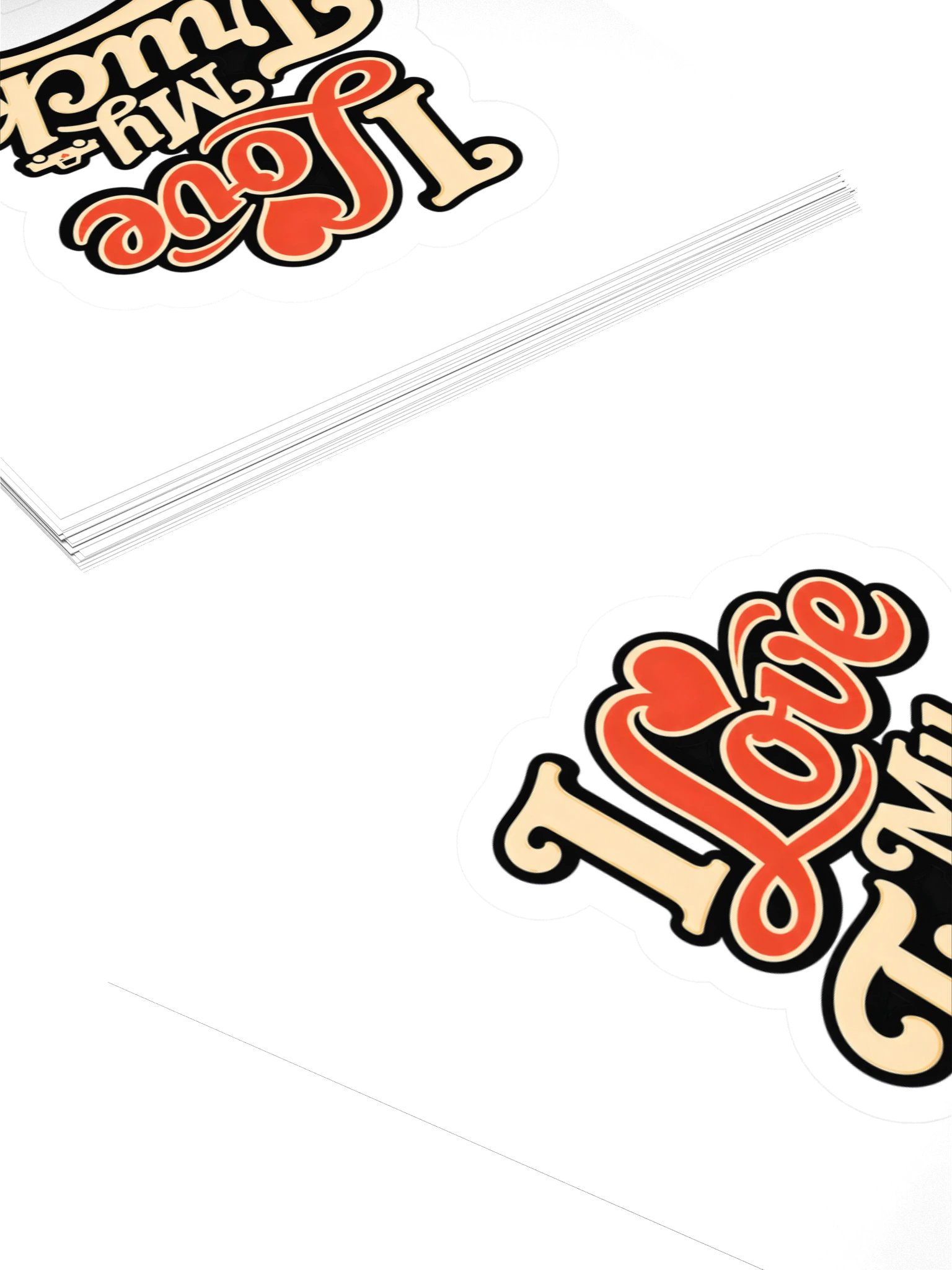 I Love My Truck Sticker product image (4)