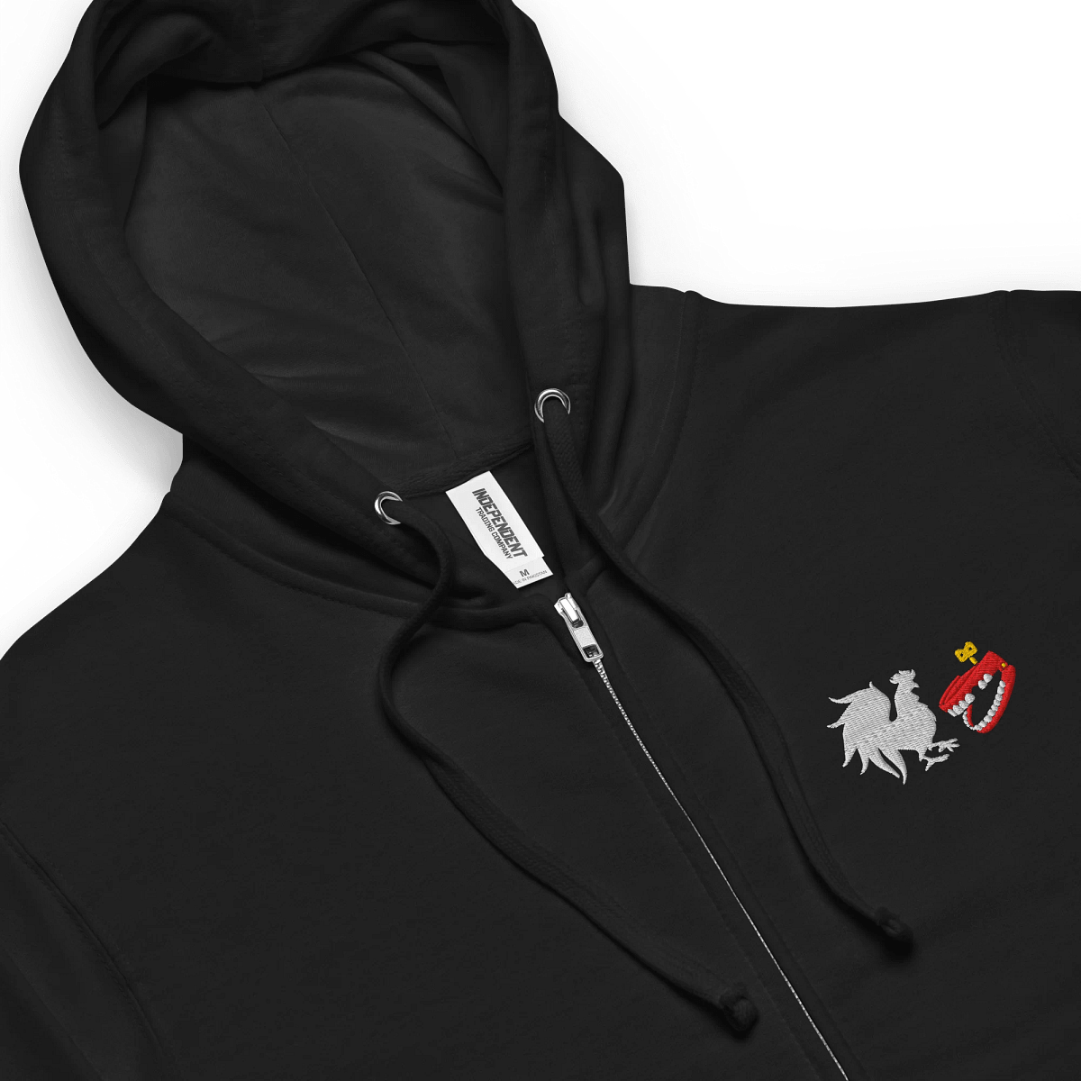 アンセルムANC-STORE-EX04 DAMAGE ZIP-UP HOODIE Battle Damage Zip Hoodie | Rooster Teeth Store