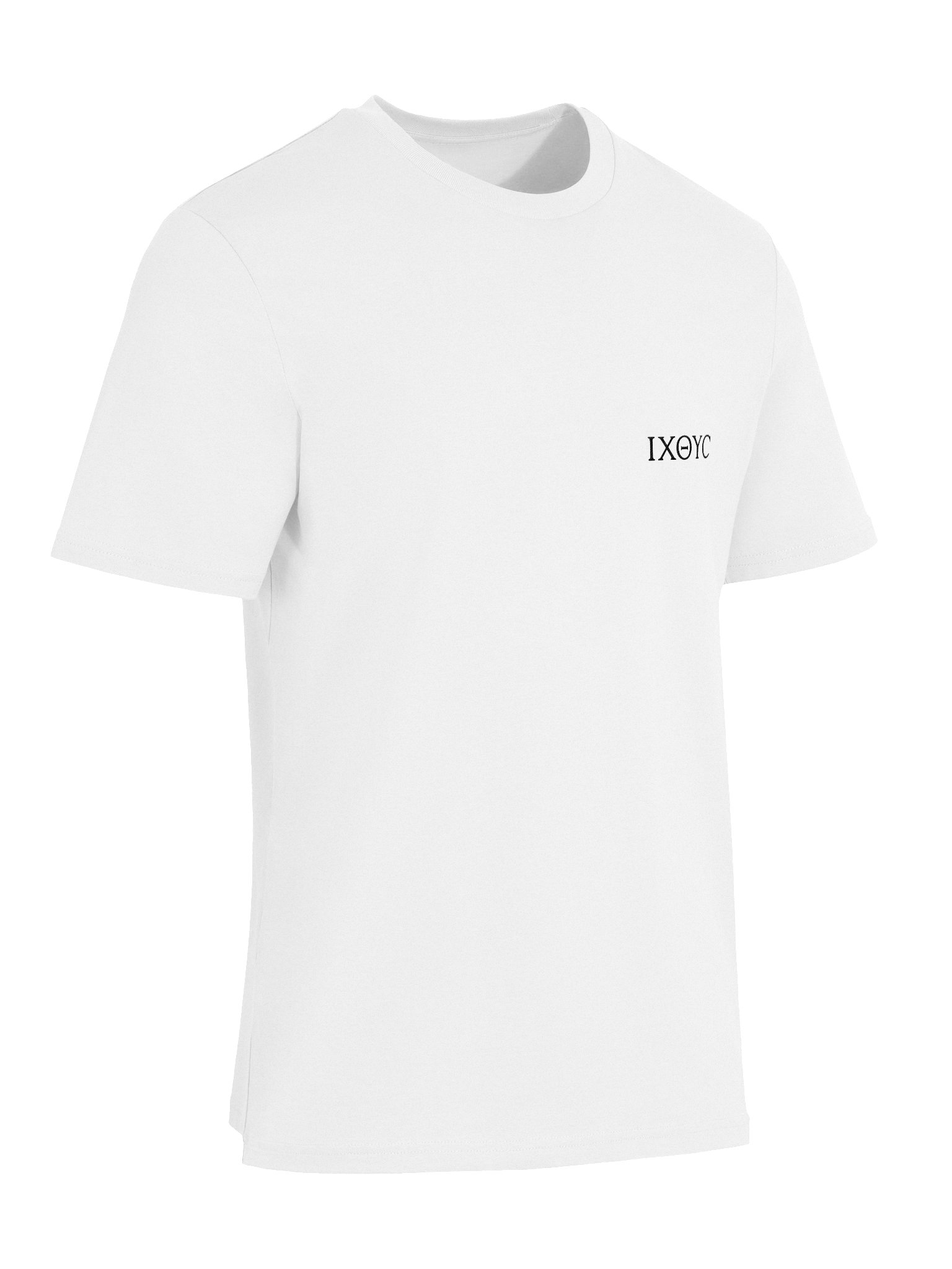 Acrostic White Tee Embroidered product image (6)