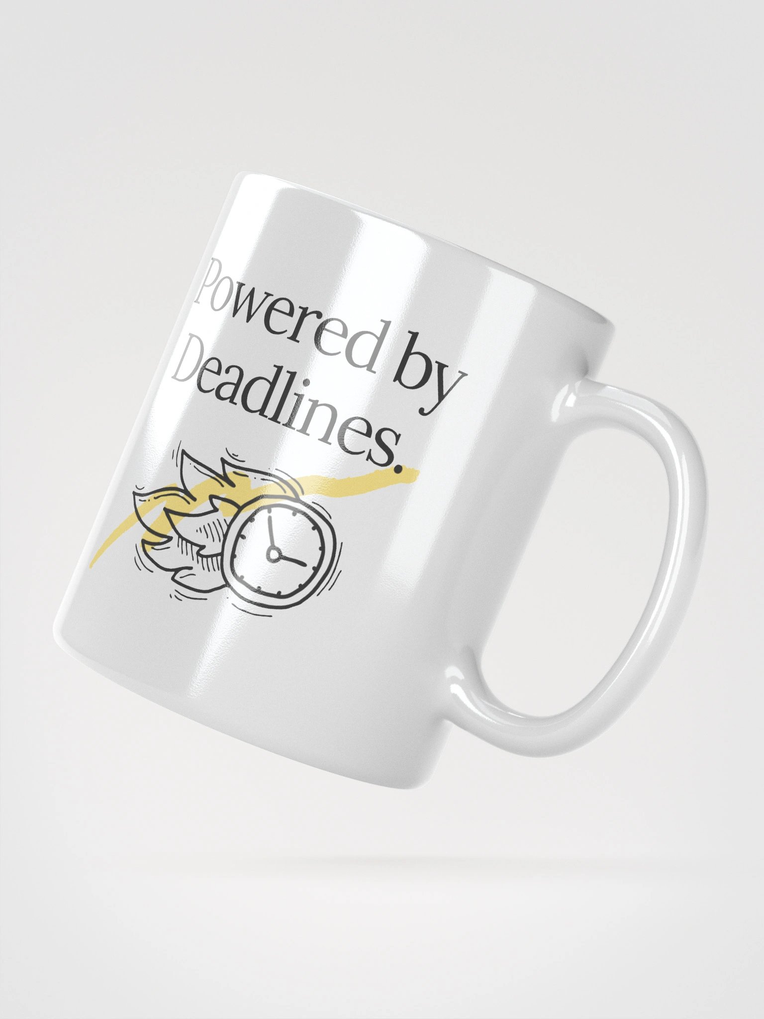 Powered by Deadlines Mug - 11oz product image (3)