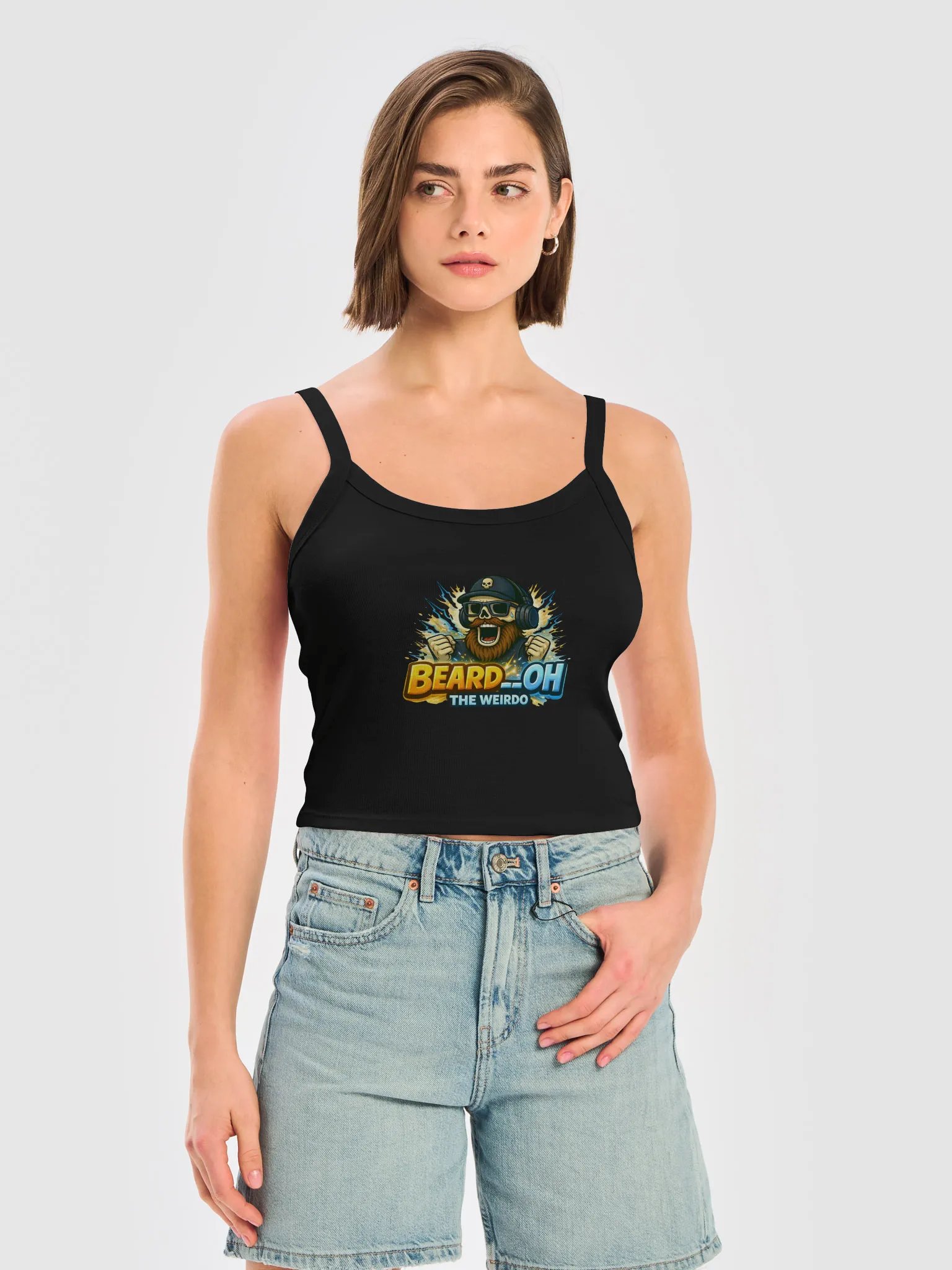 Beard__Oh Micro-Rib Tank Top product image (2)