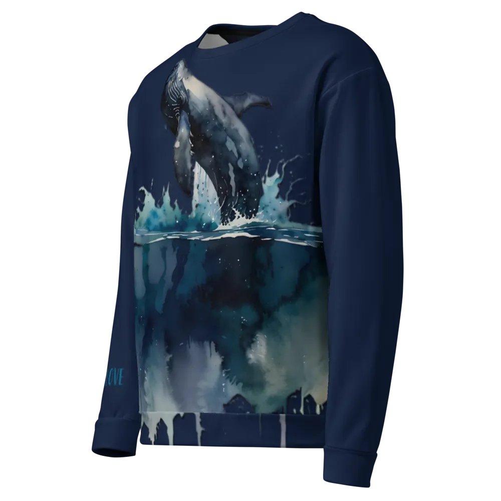 Whale's Elegance Unisex Sweatshirt product image (5)