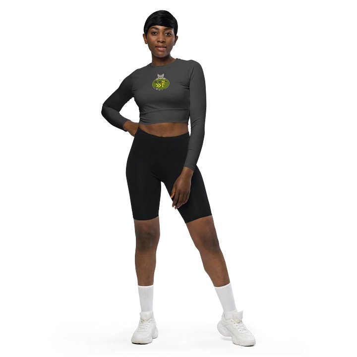 JermsMRE Ration Kitty Long Sleeve Crop Top product image (1)