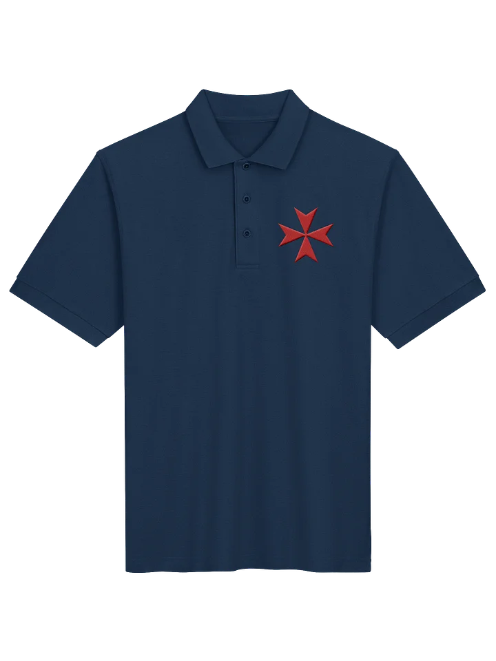 Maltese Cross Polo, Knights of Malta Embroidered Polo, Knights Hospitaller, Catholic Gifts, Christian Premium Polo product image (5)