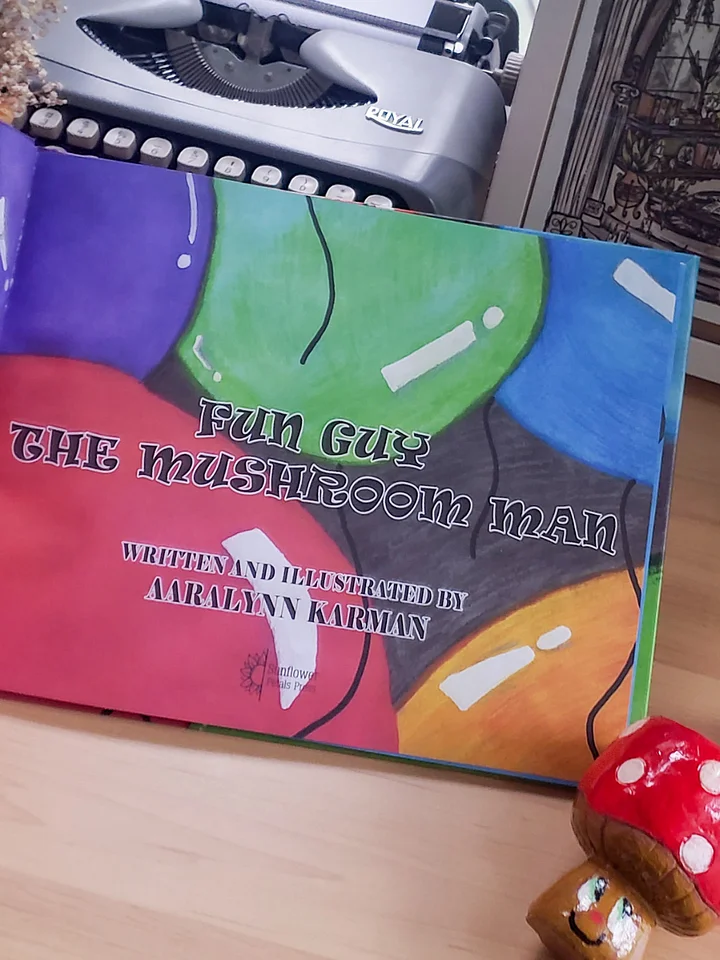 Fun Guy the Mushroom Man Signed Hardcover product image (2)