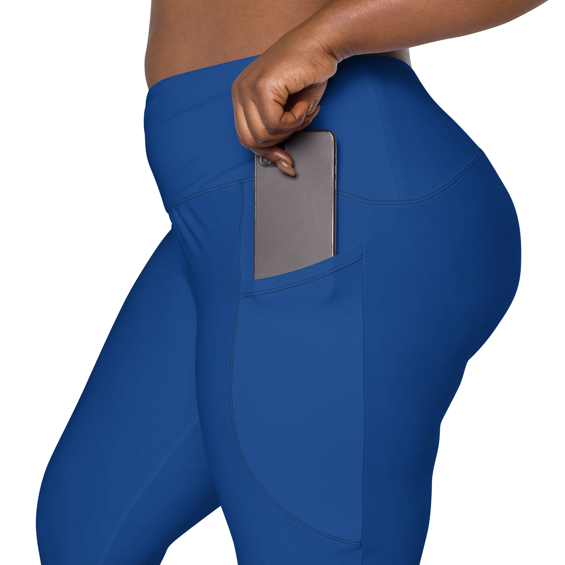 Blue Leggings with Pockets product image (8)