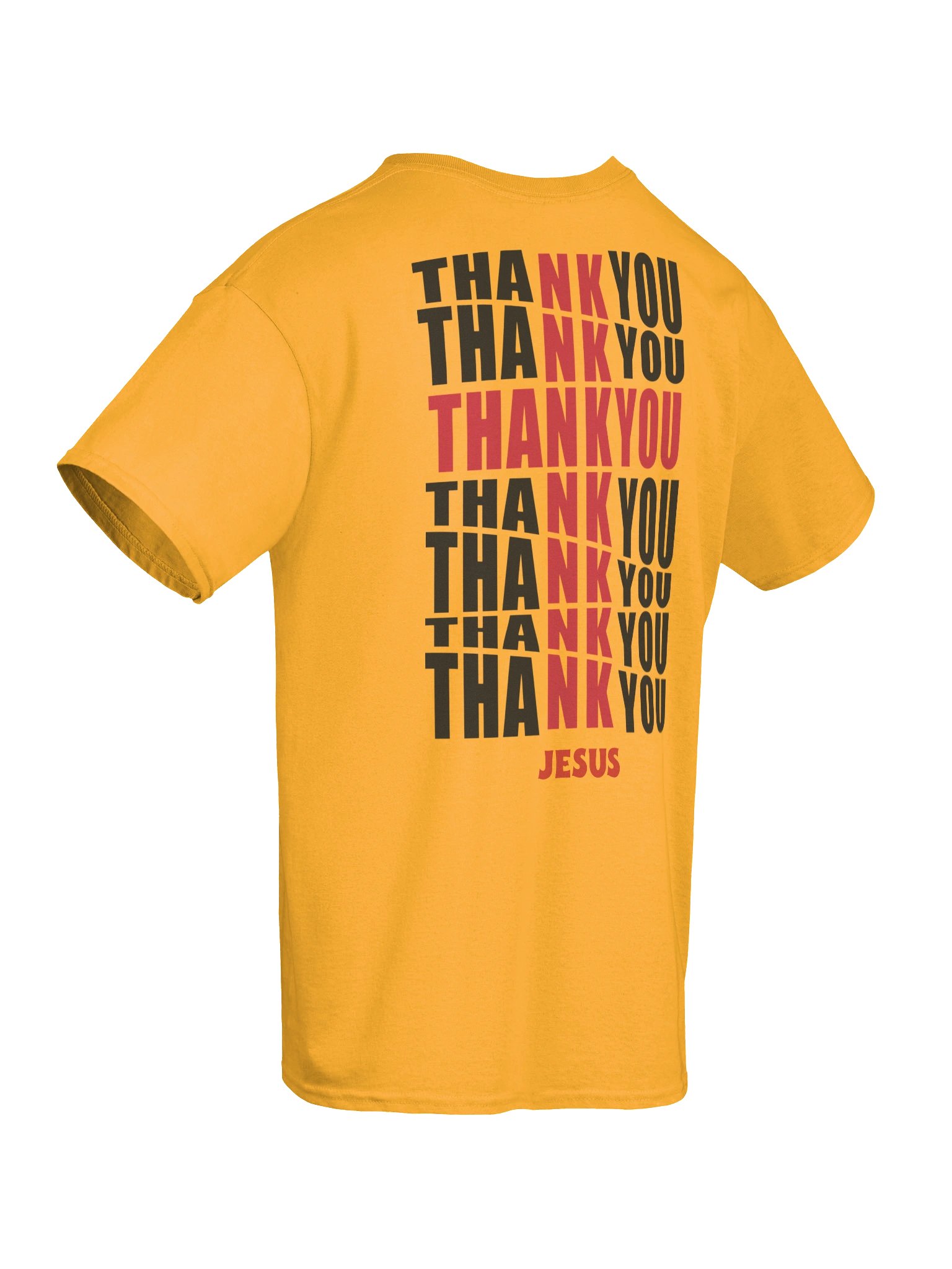 Thank You Jesus Cross Tee – Grateful Bold Faith Streetwear Christian T-Shirt product image (5)