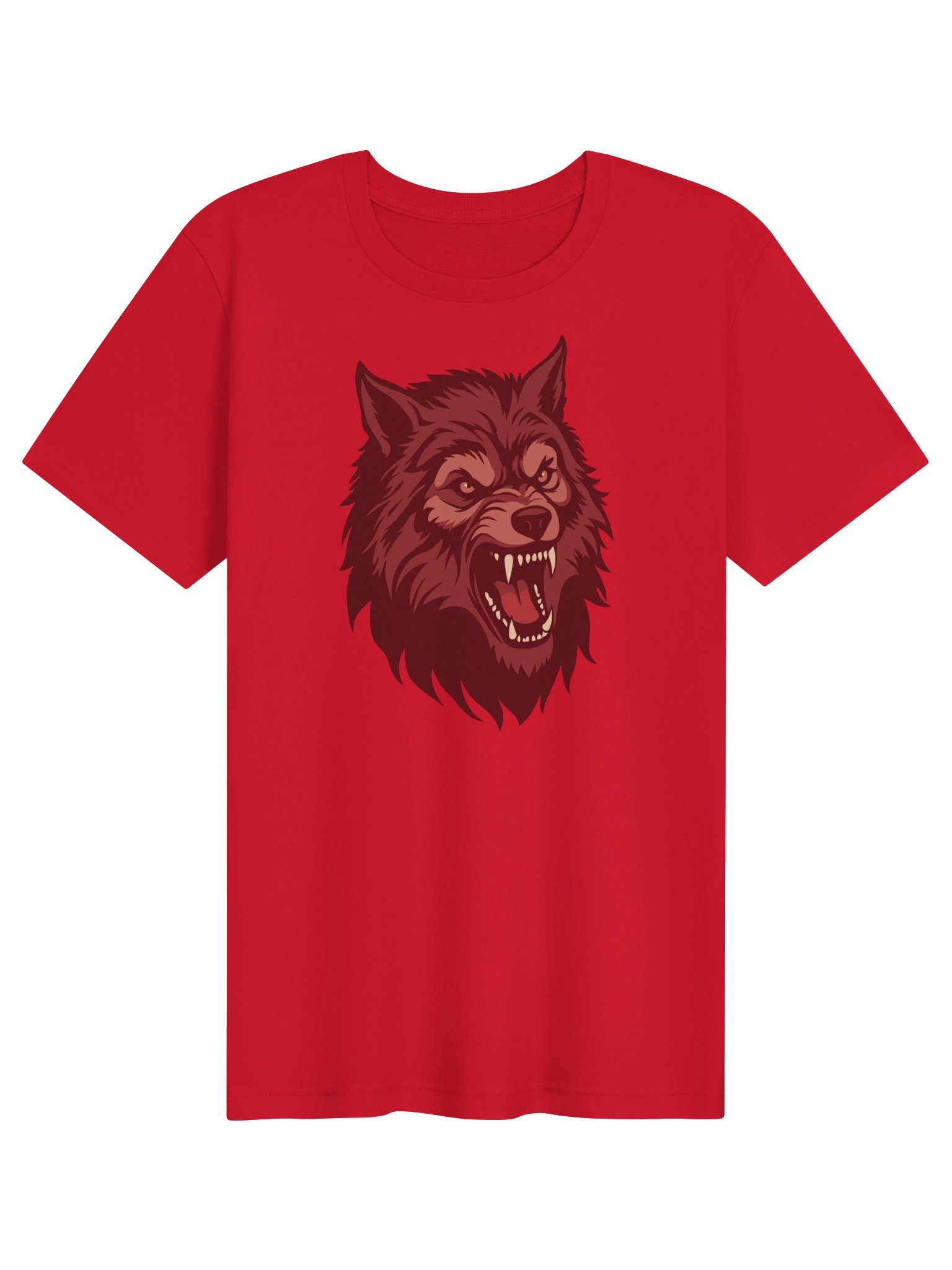 Angry Werewolf Head Tee product image (1)