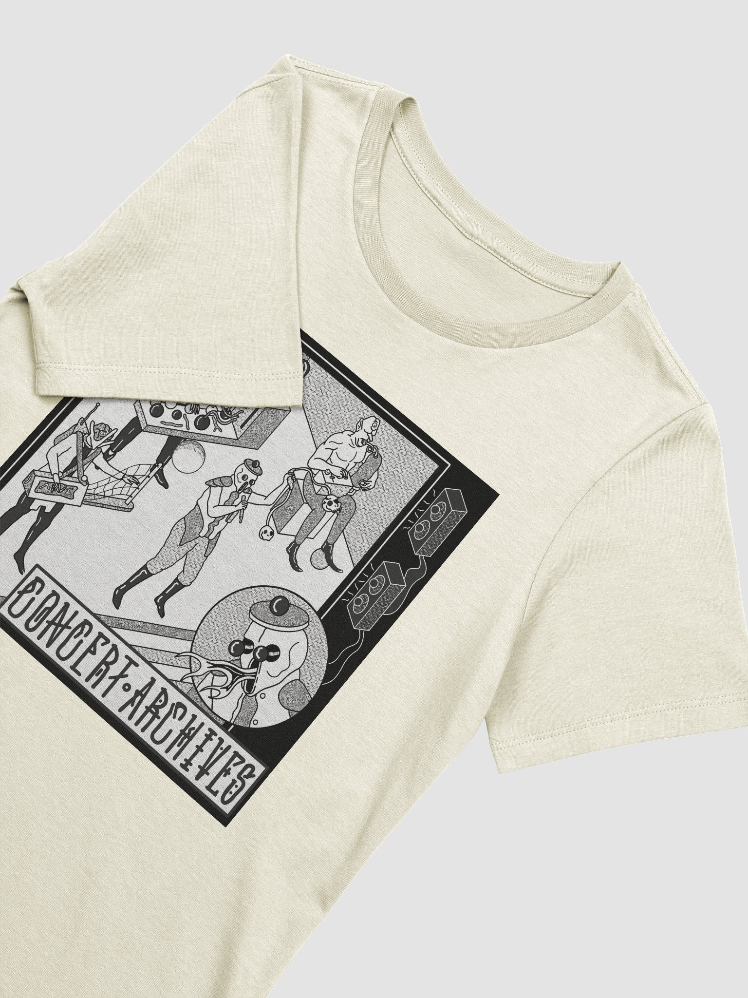 Psychedelic Alien Band T-Shirt (W) product image (1)