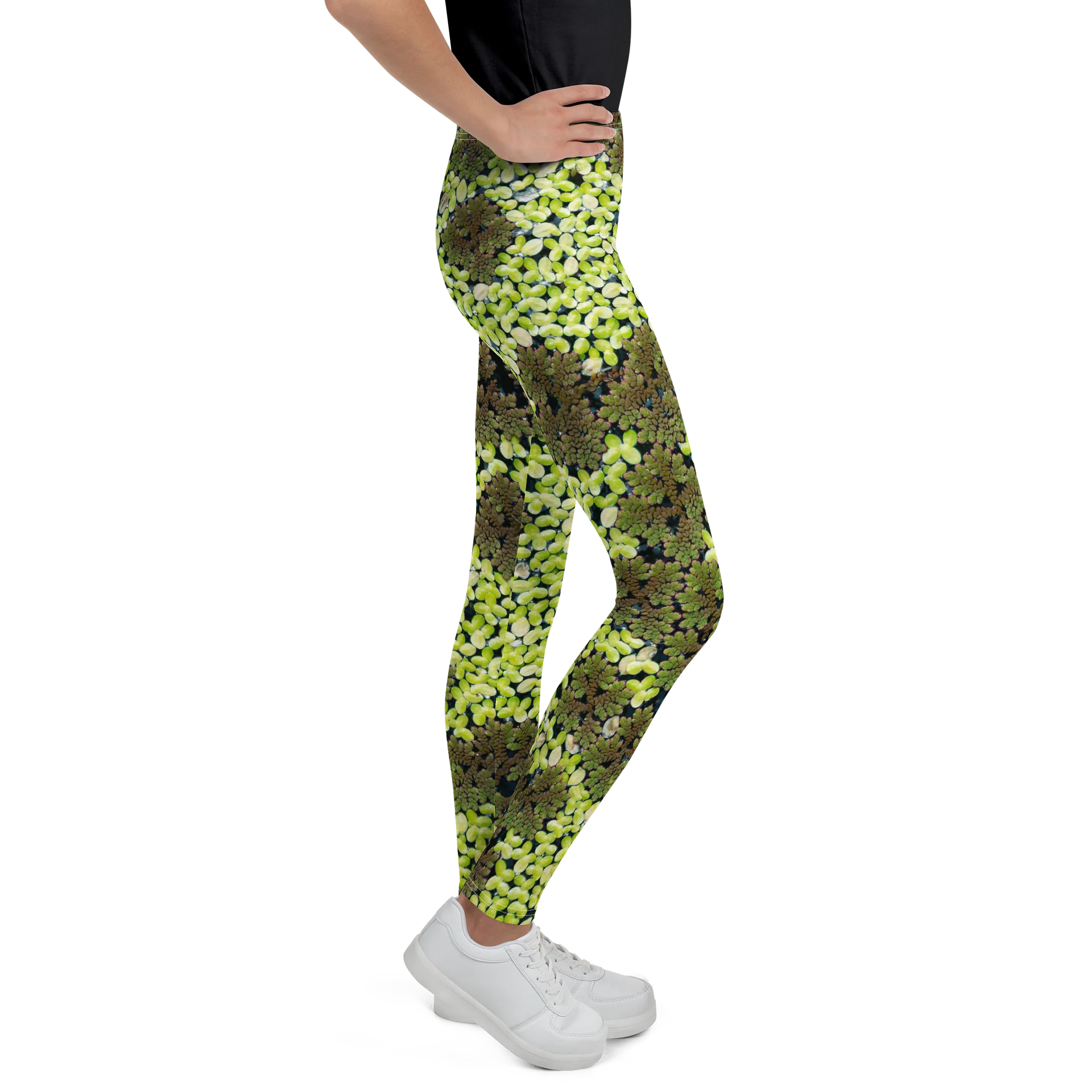 Verdant Life All-Over Print Youth Leggings product image (5)