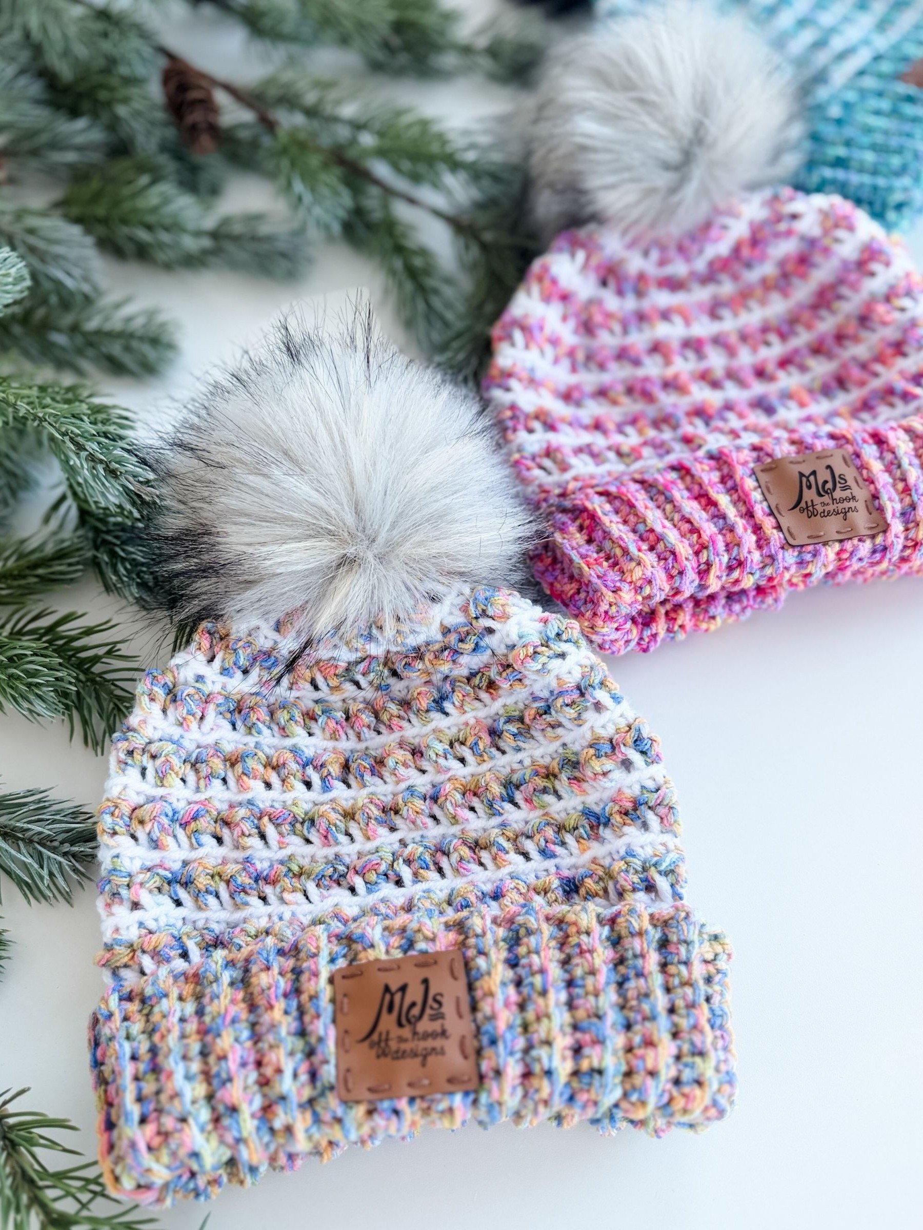 Winterberry Beanie Crochet Pattern product image (11)