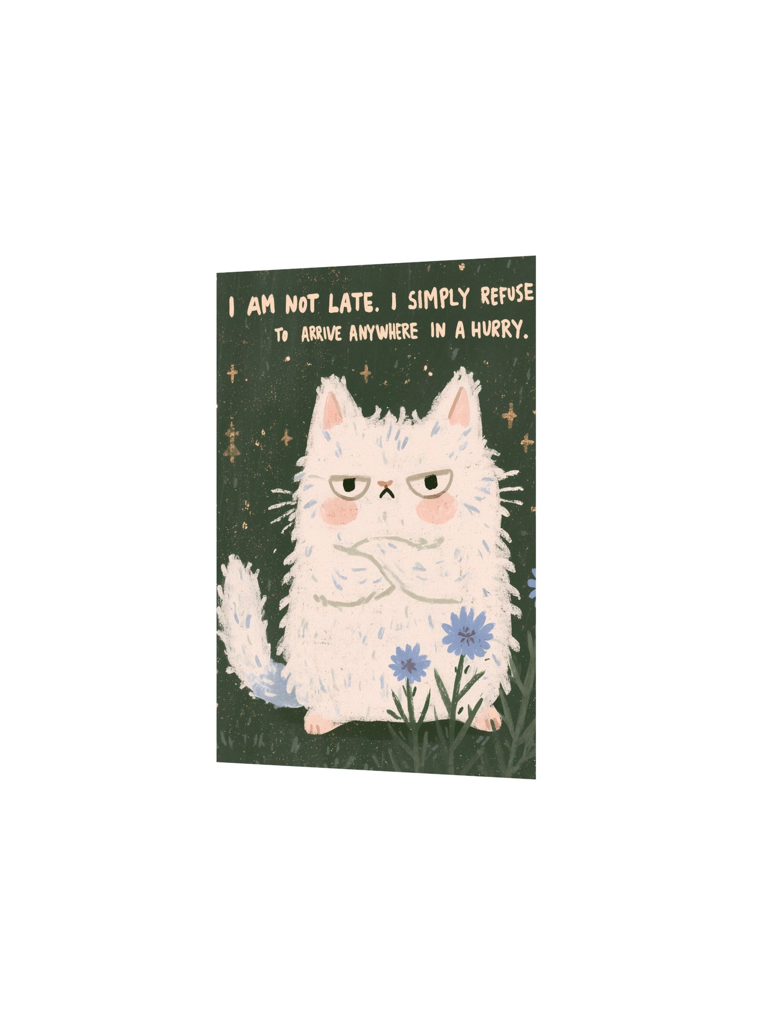 Unimpressed Cat Quote Poster product image (7)