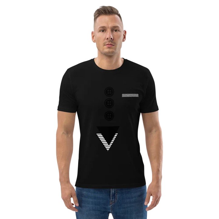 Triangles with buttons and hankie Organic Cotton T-Shirt product image (4)