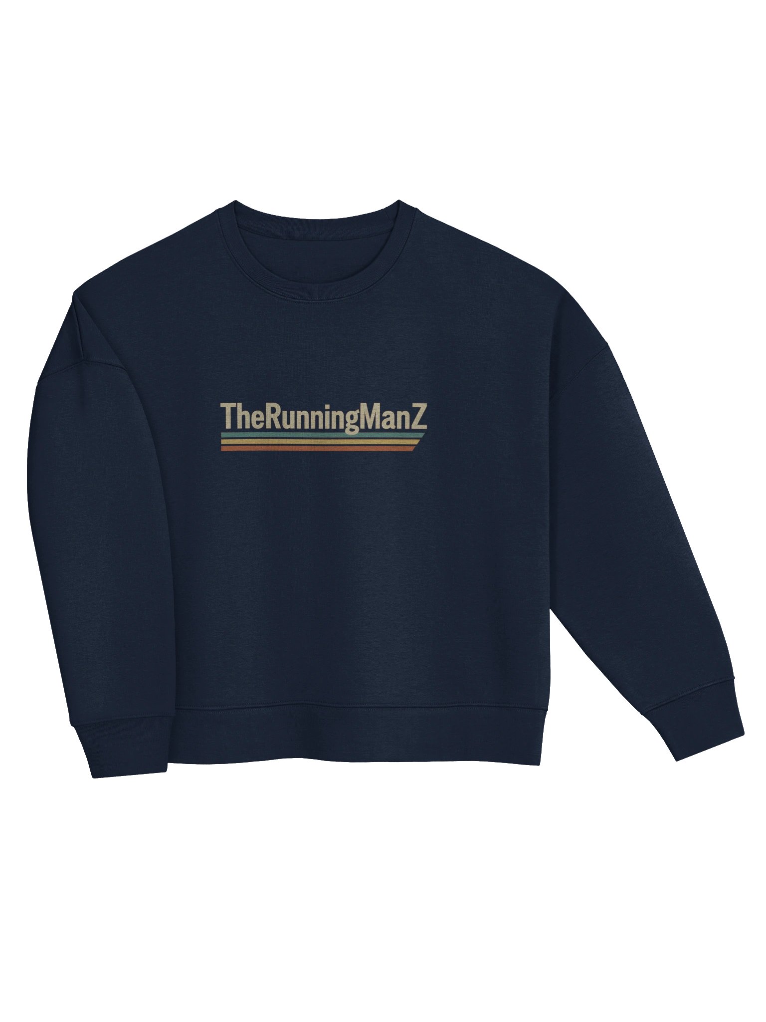The RunningManZ - Running Since 2014 - Retro Women's Organic Crew Neck Sweatshirt product image (3)