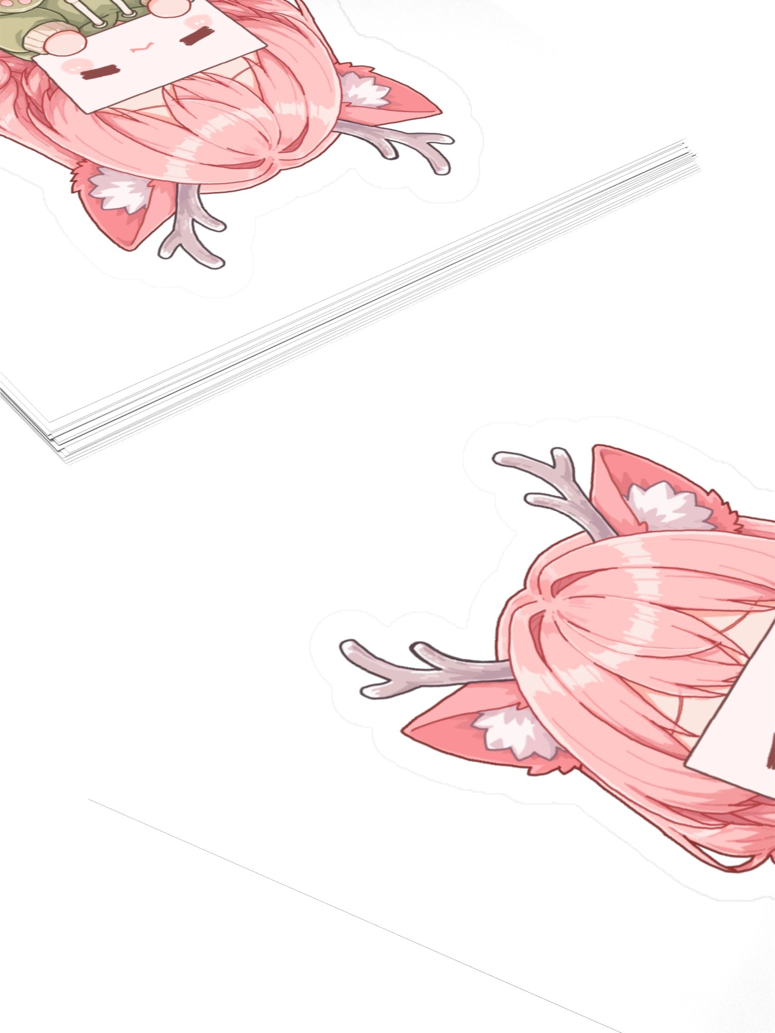 🌸 Shy Frog Fox Sticker product image (4)