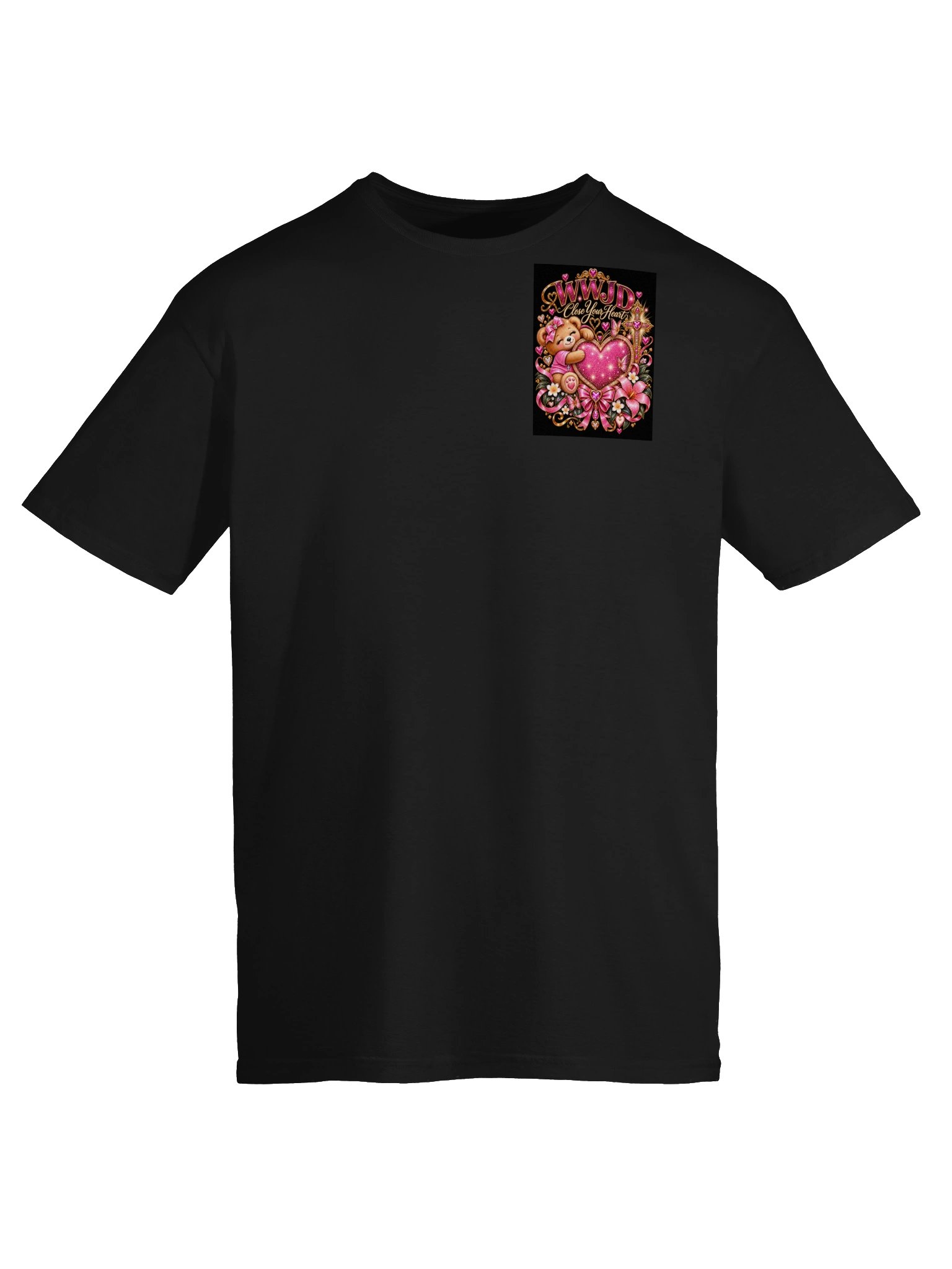 💗✝️WWJD – Close Your Heart Bear Shirt💗✝️ product image (5)