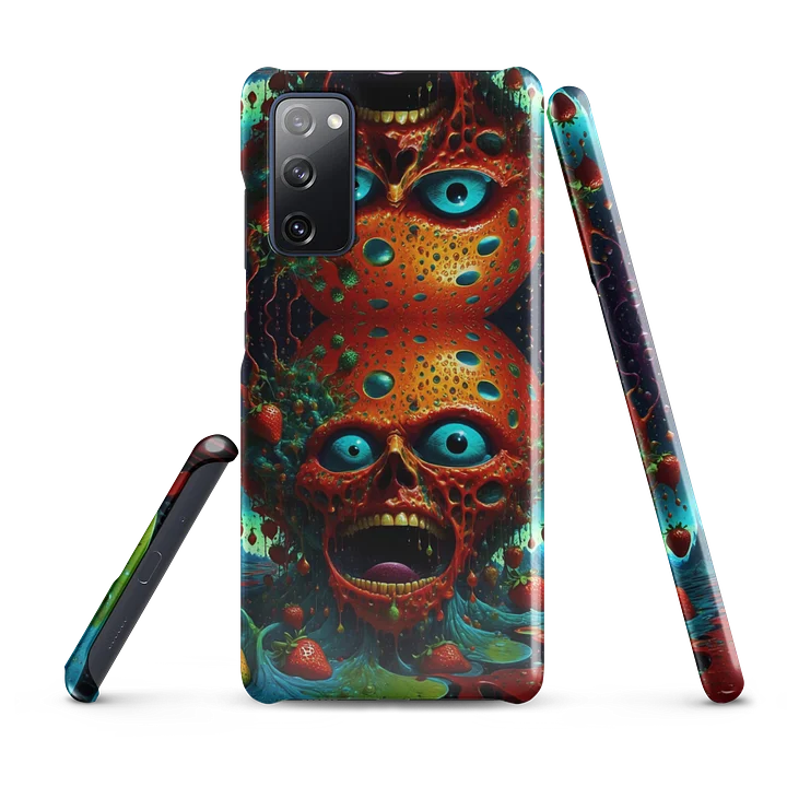 Surreal Strawberry Face Snap Case product image (5)