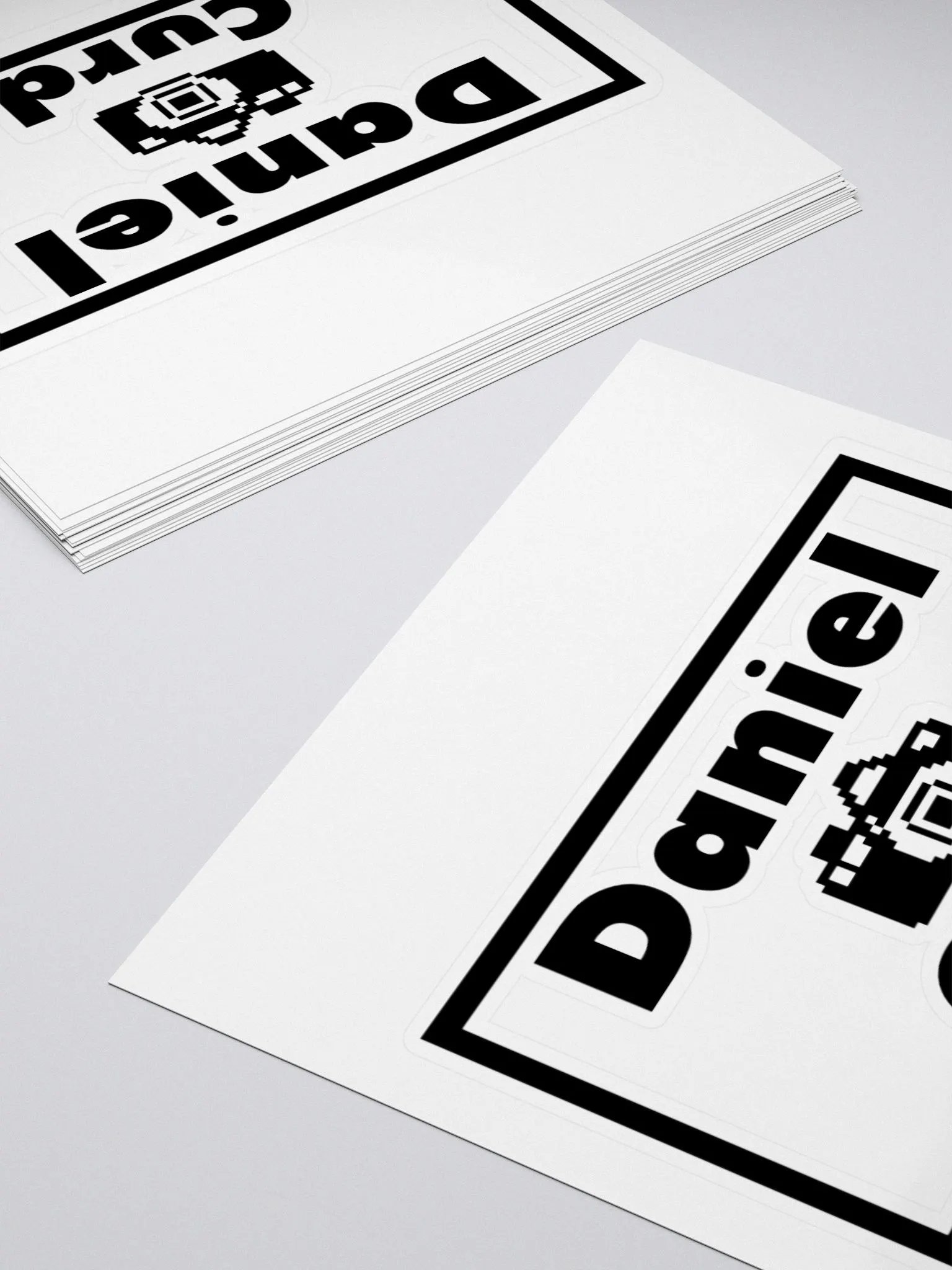 Daniel Curd Productions Black Sticker product image (4)