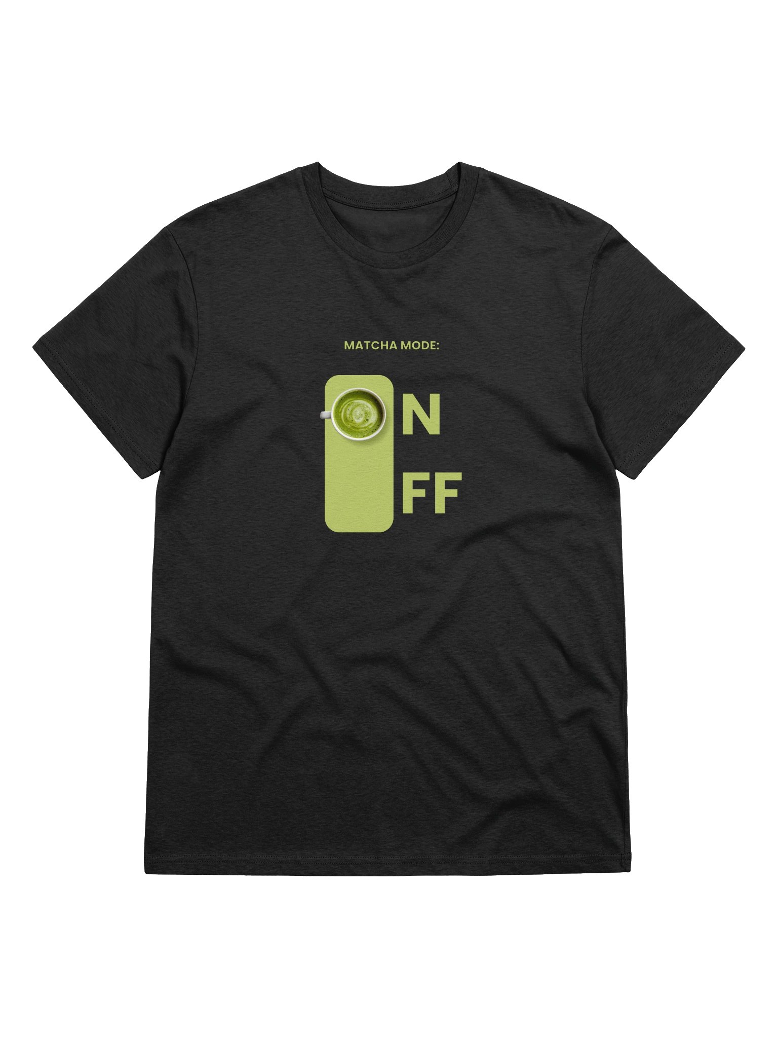 MATCHA MODE ON Graphic Women T-Shirt - Minimalist Green Tea Tee product image (11)