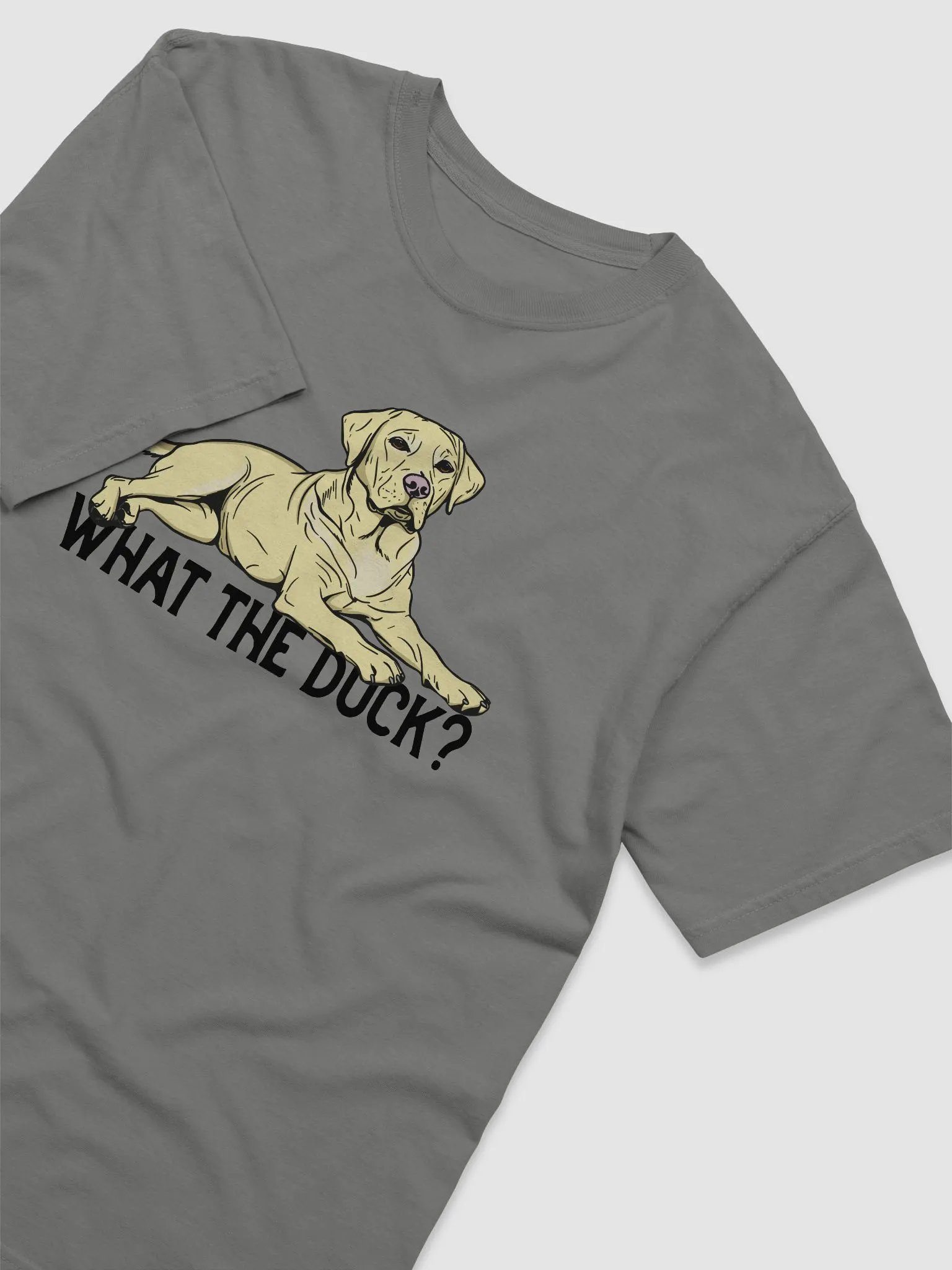 What the Duck? T-Shirt of a Labrador Retriever | Funny T-Shirt for Labrador Retriever Owners product image (6)