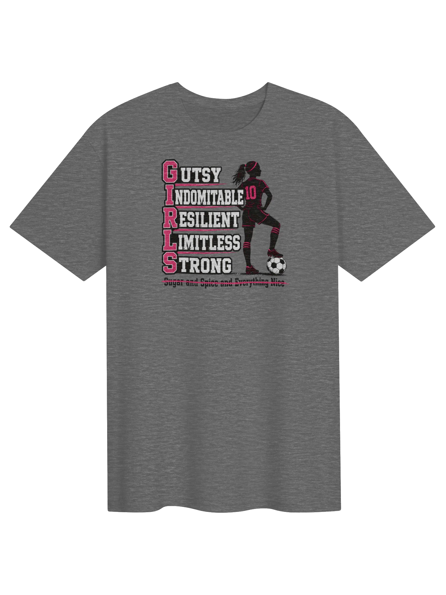 GIRLS Soccer Strength T-Shirt product image (1)
