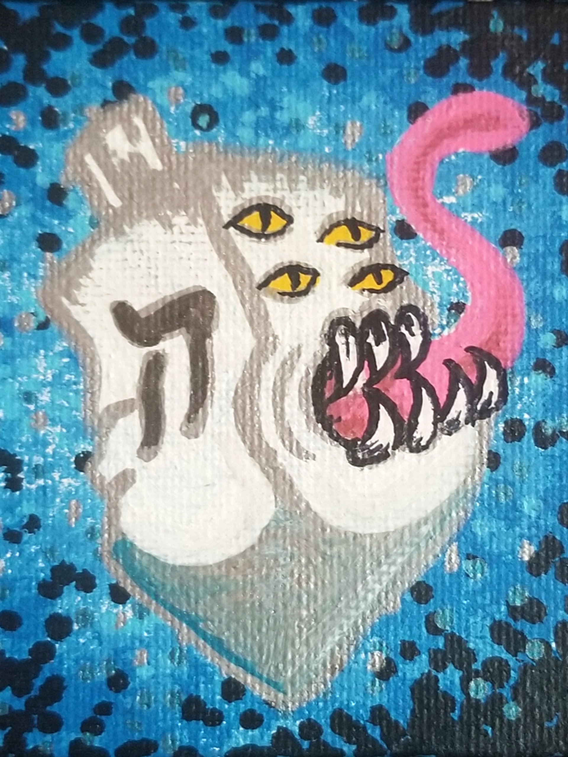 Dreidel Mimic (Hey ה) Print product image (1)