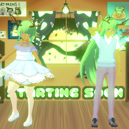 hang out with me on twitch #vtuber #streamer #gamer