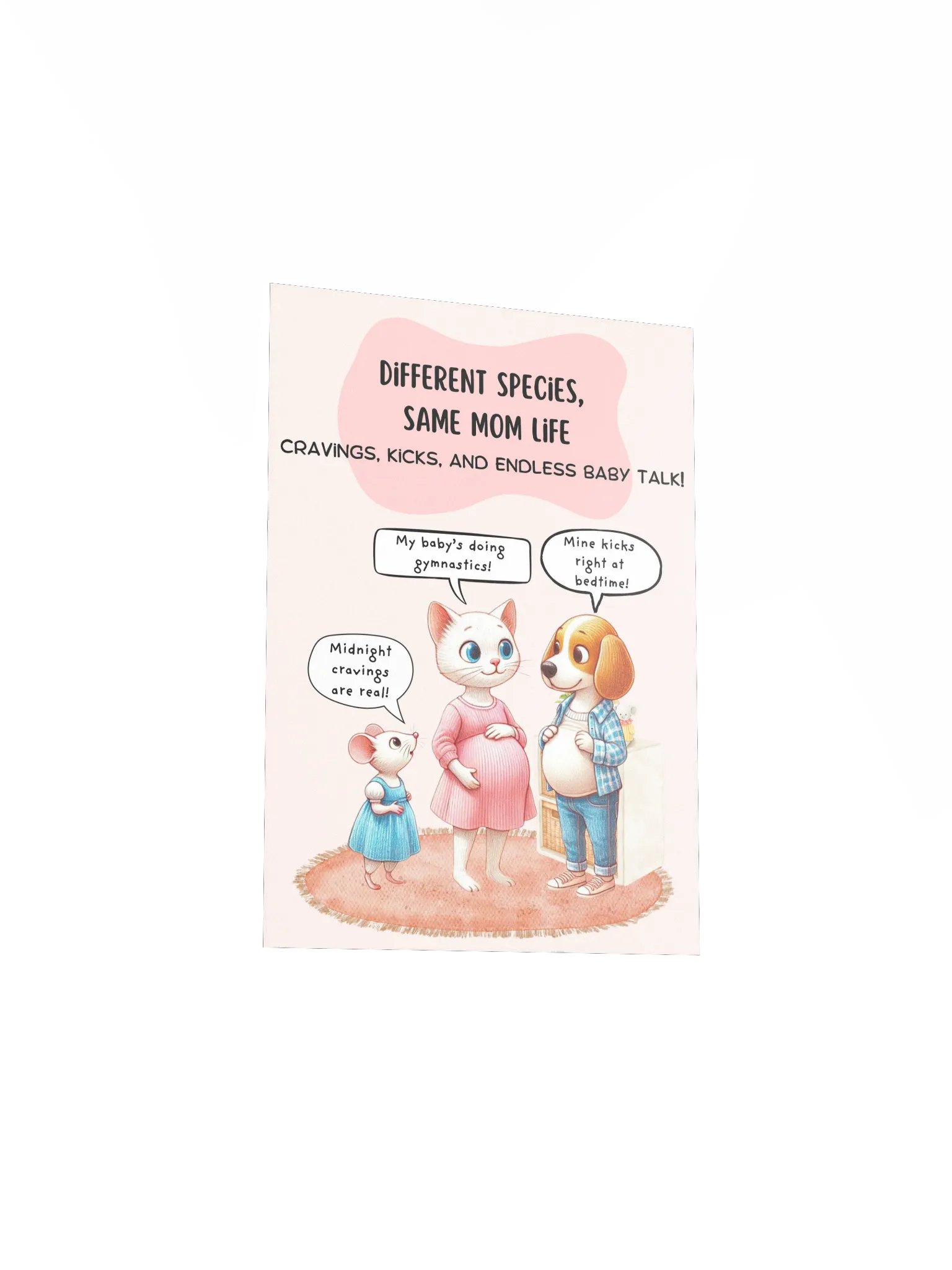 Pregnancy Chit Chat Vibrant Matte Poster Print product image (3)