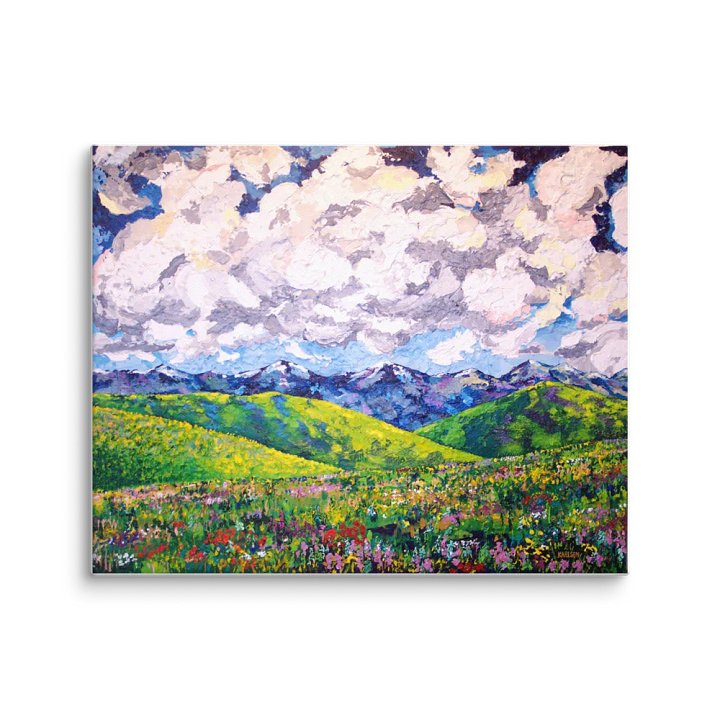 Springtime in the Mountains Canvas Print 8x10" product image (1)